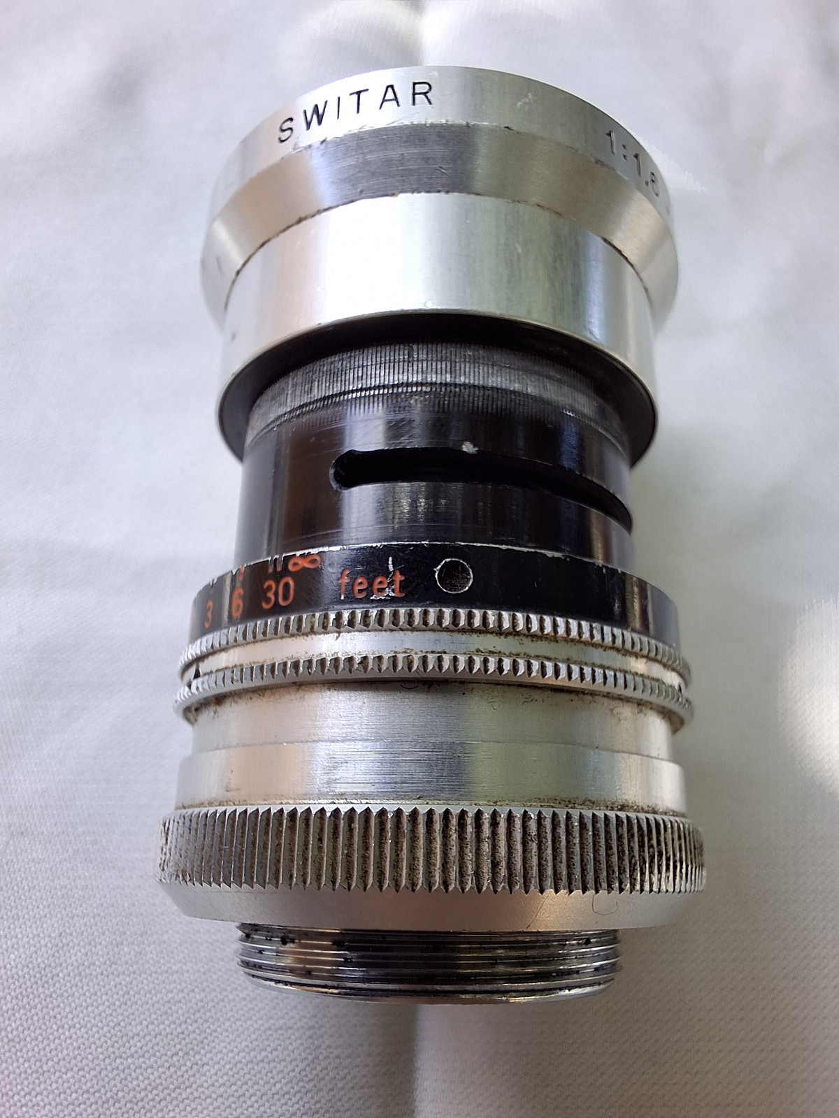 KERN PAILLAR 10MM F1.6 H16 RX SWITAR LENS SOLD AS-IS NO RETURN