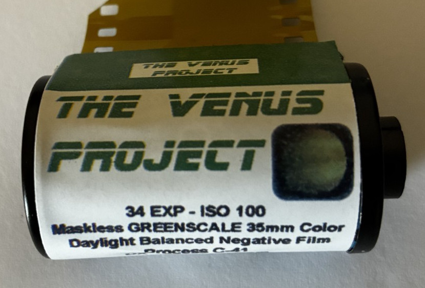 THE VENUS PROJECT – BRAND NEW 35mm Color Negative Film 100 ISO -Experimental Fun