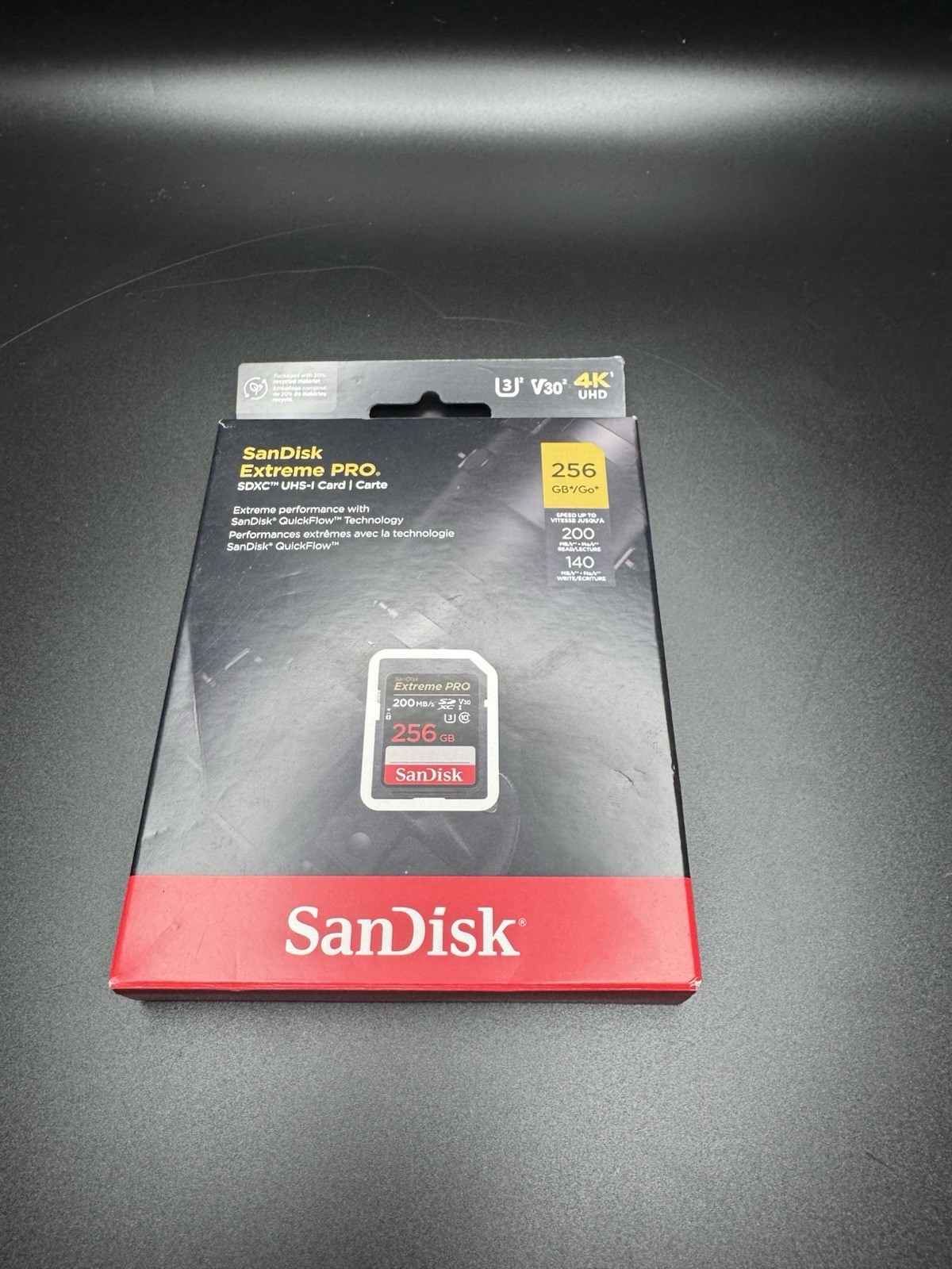 SanDisk 256GB Extreme PRO® SDHC And SDXC UHS-I Card – SDSDXXD-256G-GN4IN