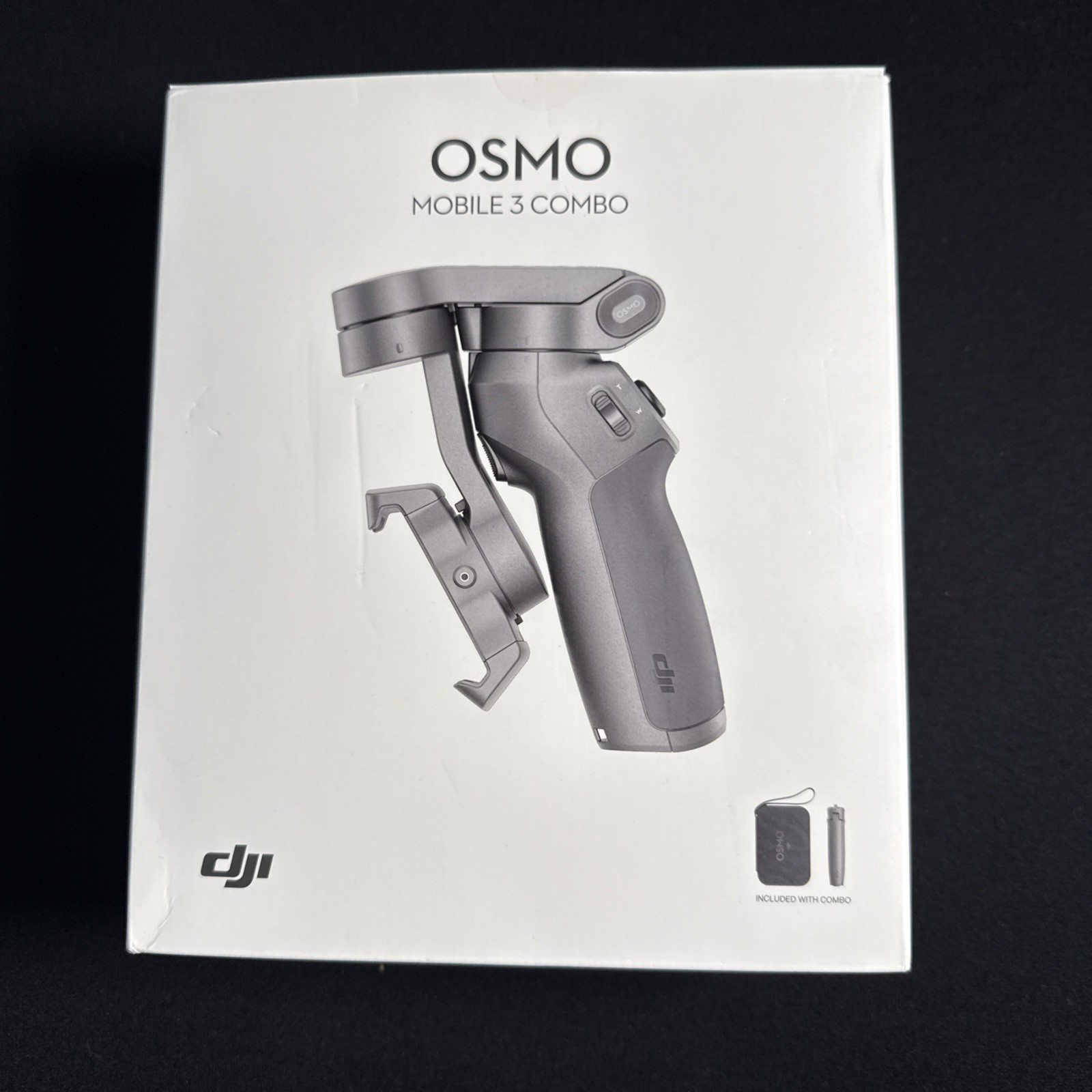 DJI Osmo Mobile 3 Combo 3-Axis Smartphone Gimbal Handheld Stabilizer Barely Used