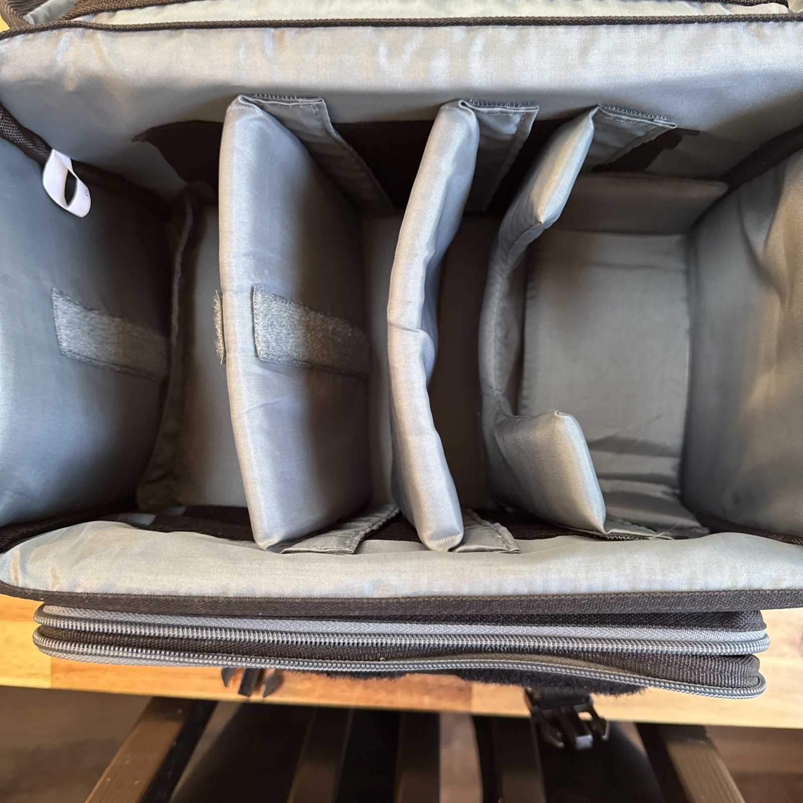 Quantaray Black Canvas Camera Camcorder Carry Shoulder Bag Large 12 X 9 X 5