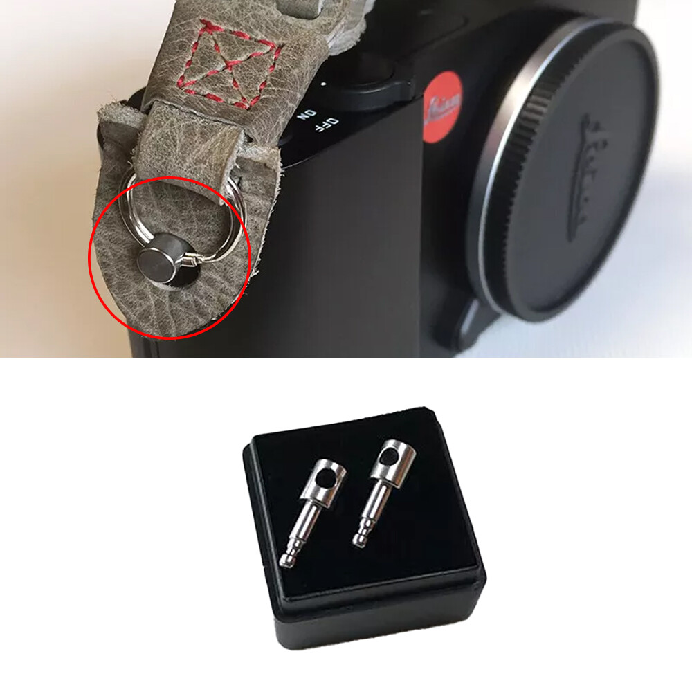 2pcs Strap Lug Adapter Buckle Wrist Strap Loop For Leica T Camera Type 701TL US