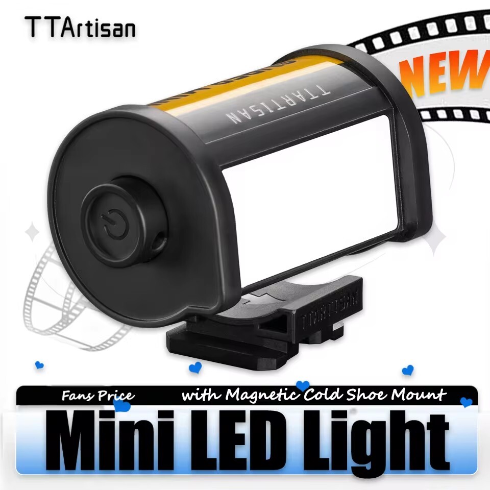TTArtisan Mini Magnetic LED Light Rechargeable LED Fill Light With Cold Shoe US