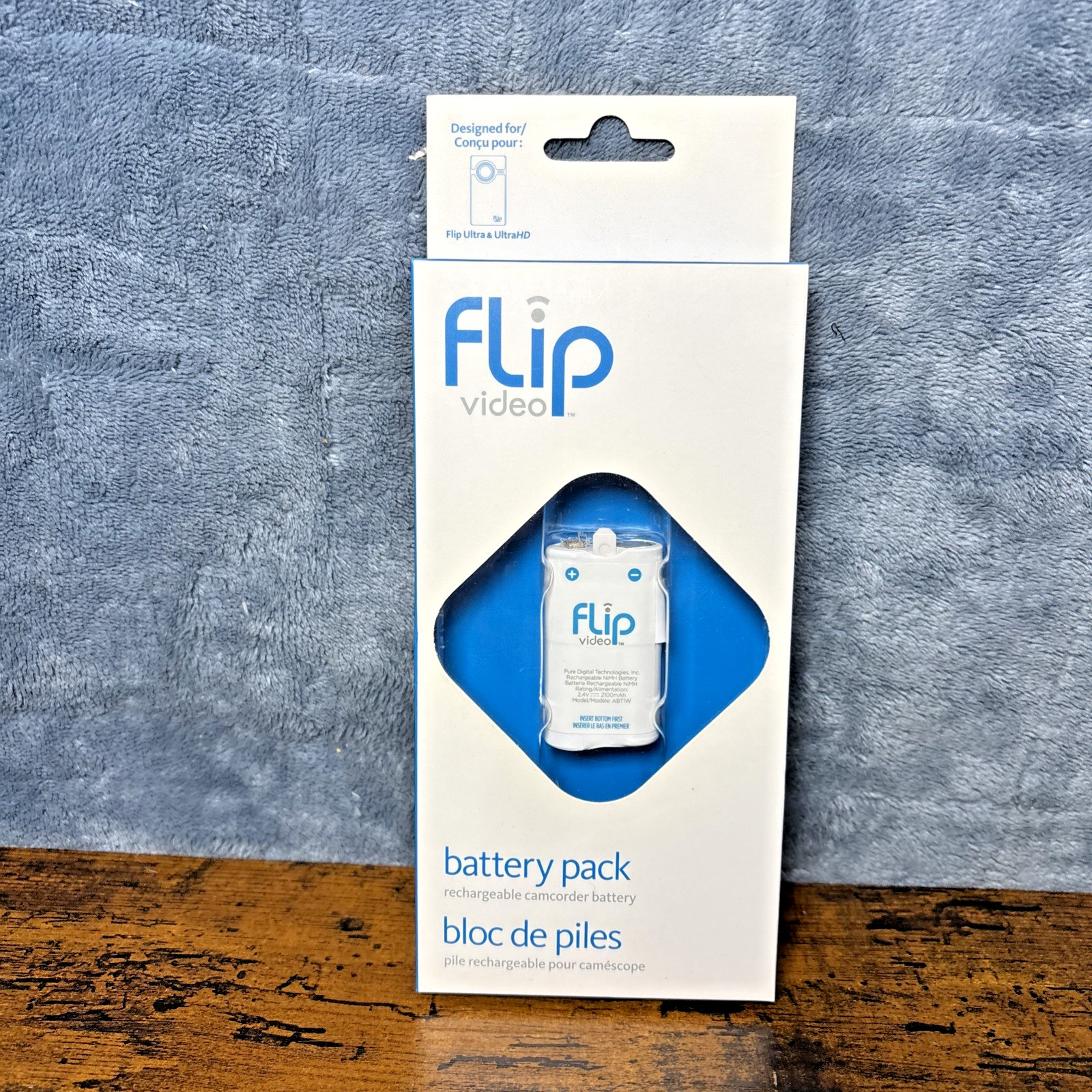 NEW OEM Flip Video Rechargeable Battery Pack ABT1W for Flip Ultra/UltraHD (3M)