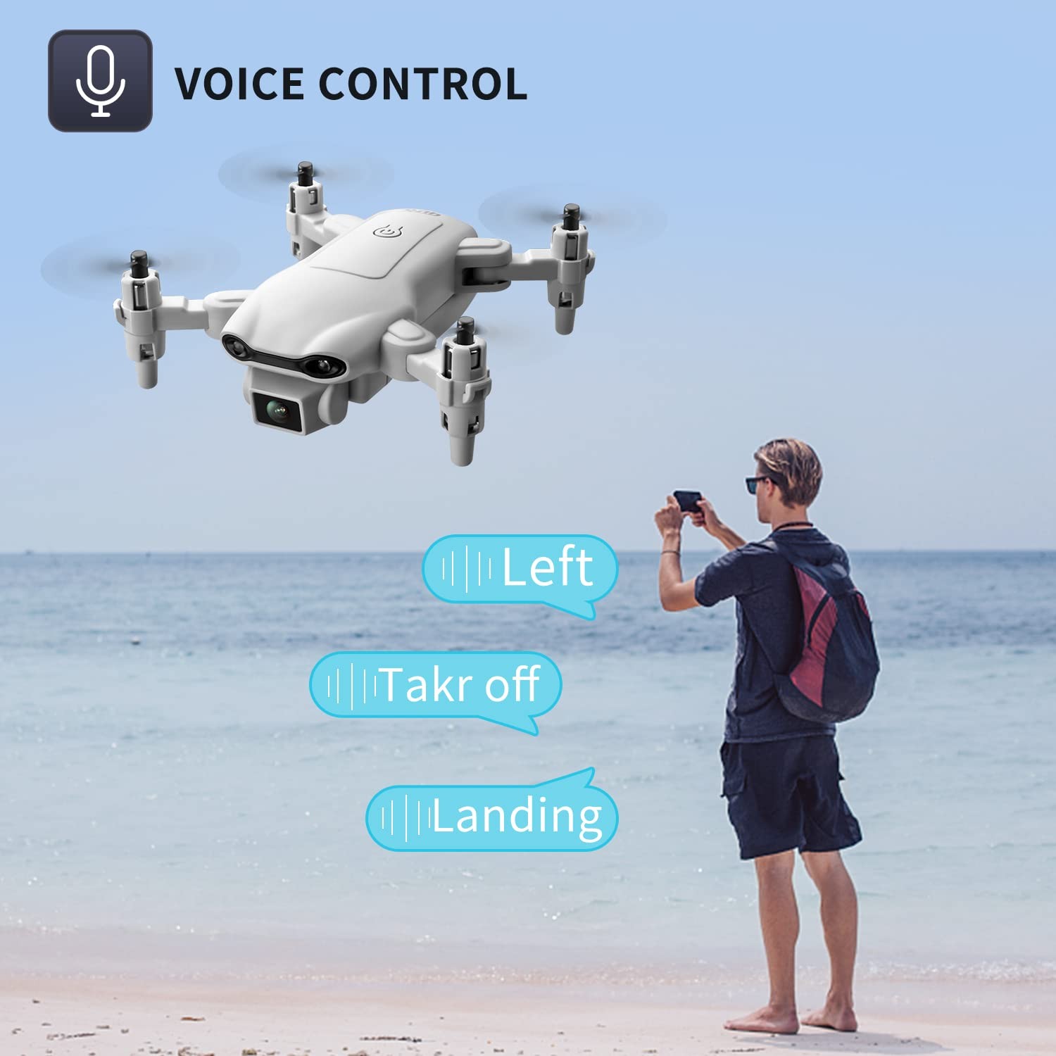 4DV9 Drone with 1080P HD Camera for Kids FPV Live Video RC Mini Quadcopter Helic
