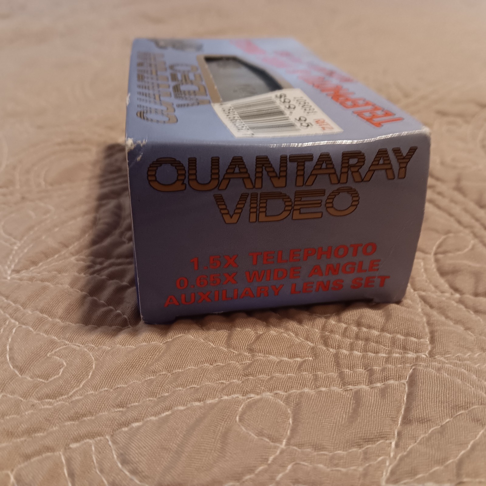 Quantaray Video 1.5x Telephoto & .65 Wide Angle Auxiliary Lens Set NIB NEW NOS