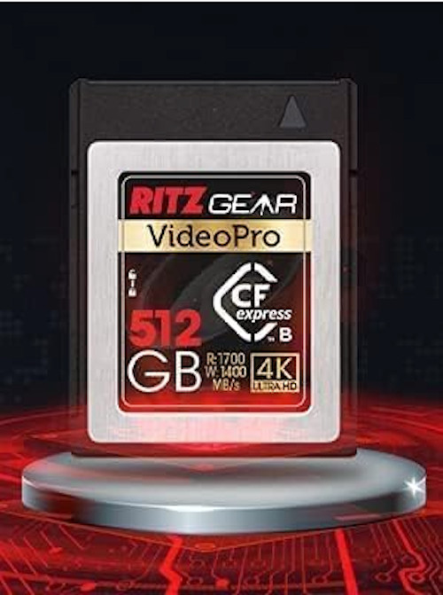 Ritz Gear 512GB High-Speed CFexpress Type B SD Card