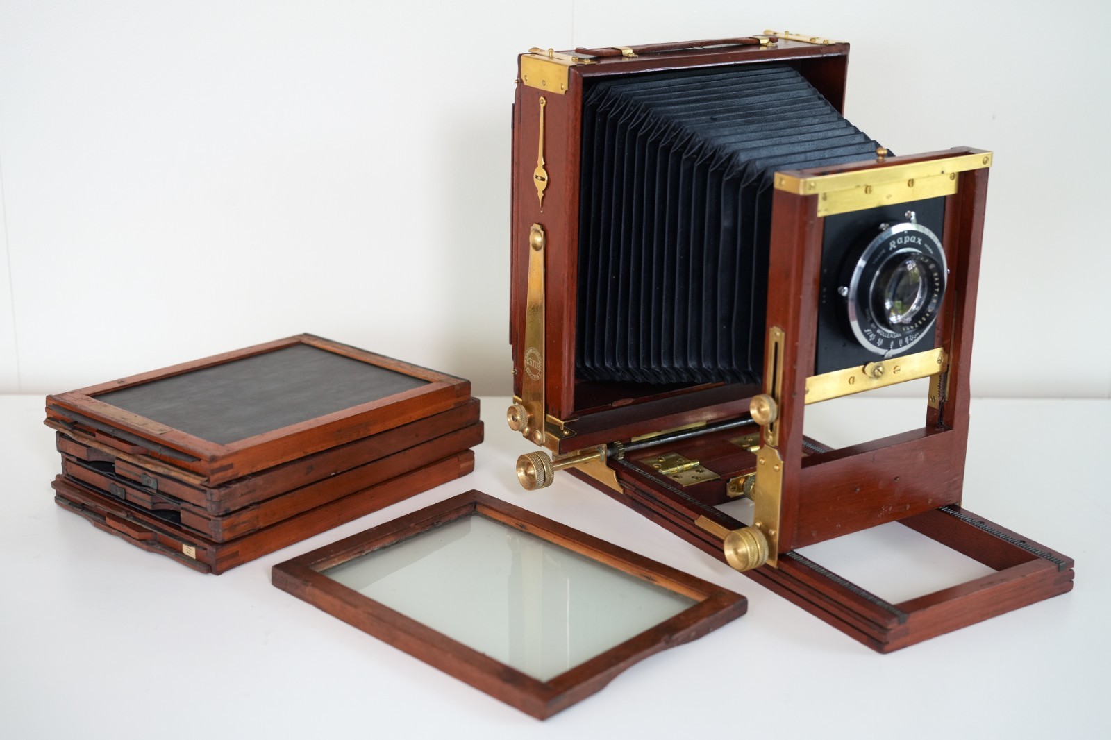 Century 5×7 View Camera No 2 Rochester NY with Rapax Raptar 162mm f45 le G2U