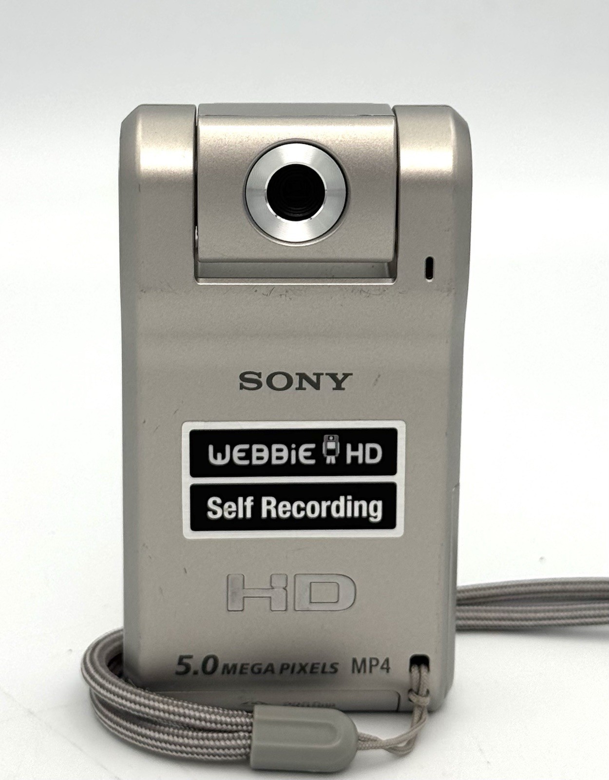 Sony Webbie HD MHS-PM1 Digital Camera Camcorder Silver w/ 8GB Memory/ Charger
