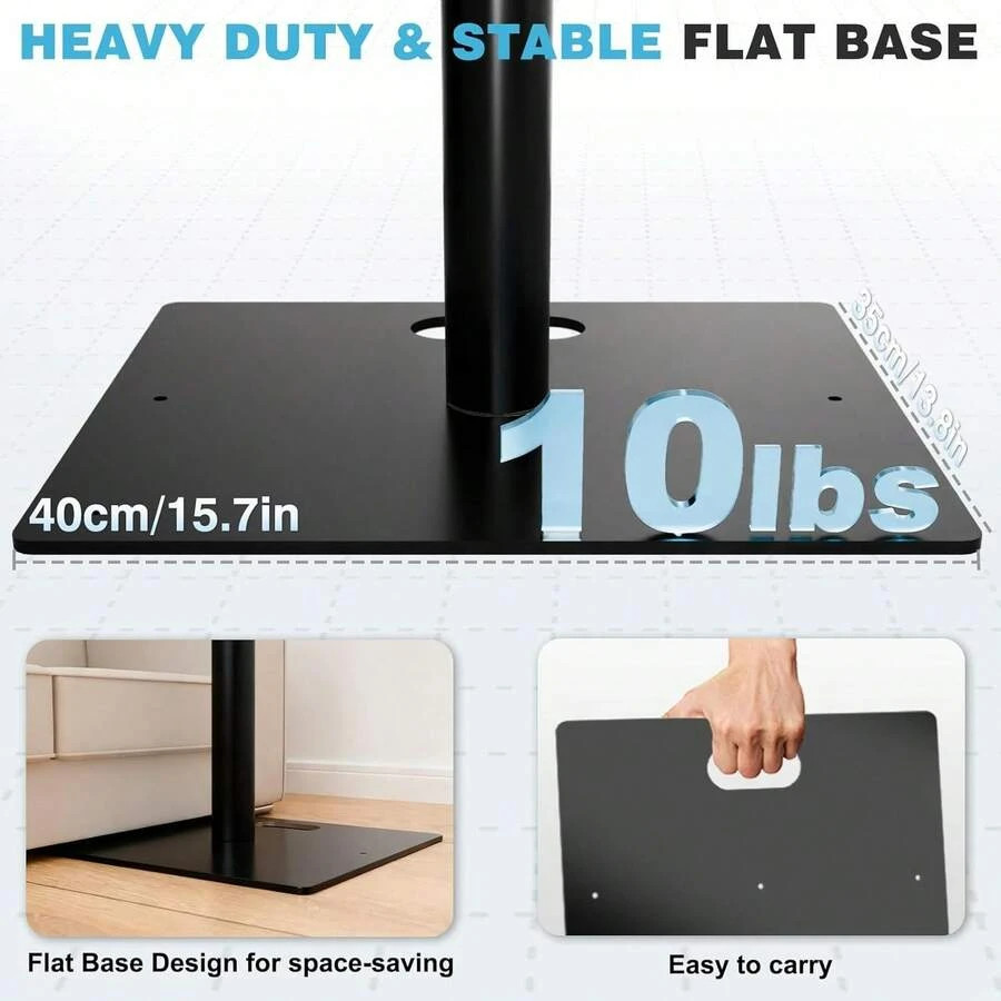 10×6.5ft Photo Backdrop Stand & Projector Screen Support, Adjustable Heavy Duty