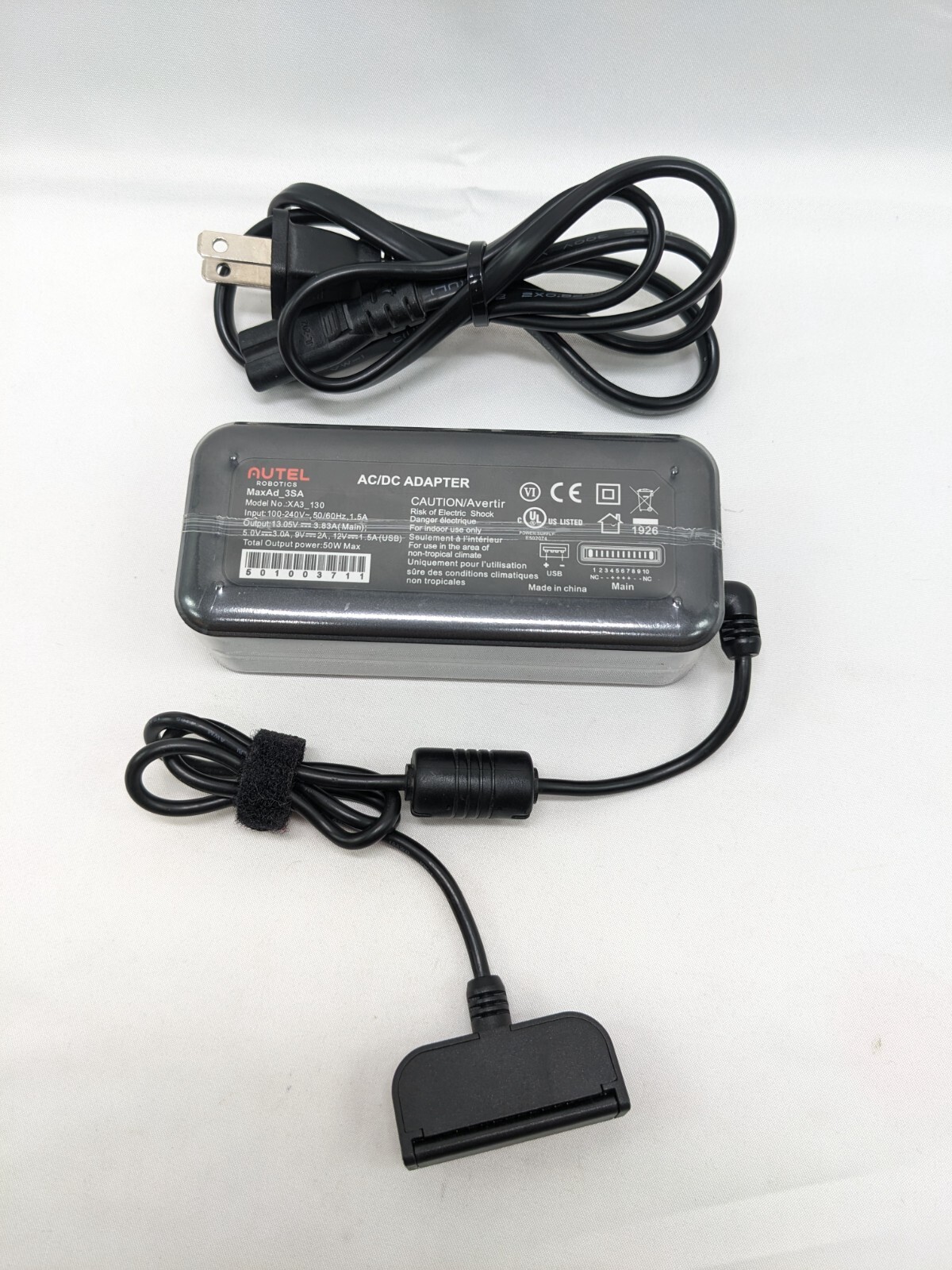 Autel XA3_130 adapter with line cord for EVO I (EVO 1) – Used