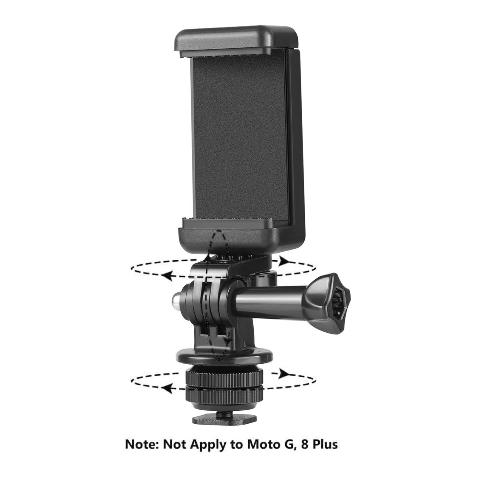Neewer Phone Holder Hot Shoe Mount Kit for GoPro Hero iPhone Samsung DSLR Camera