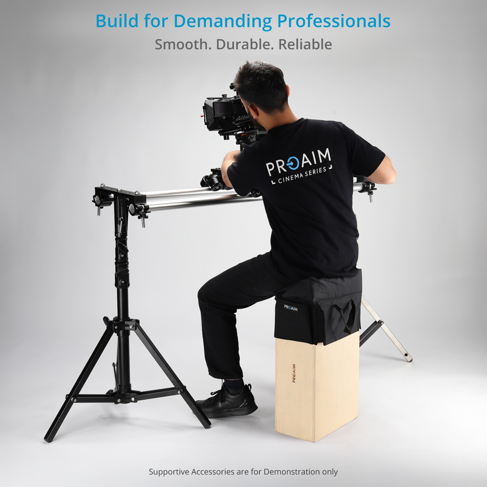 Proaim Set of 4 Apple Boxes for Studio, Film Set & Photography (AB-SET4-WH)