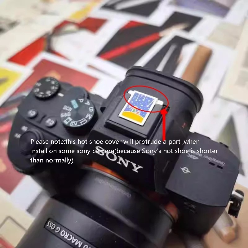 Camera Hot Cold Shoe Cover Cap Shutter Button For Fuji Canon Sony Leica Nikon