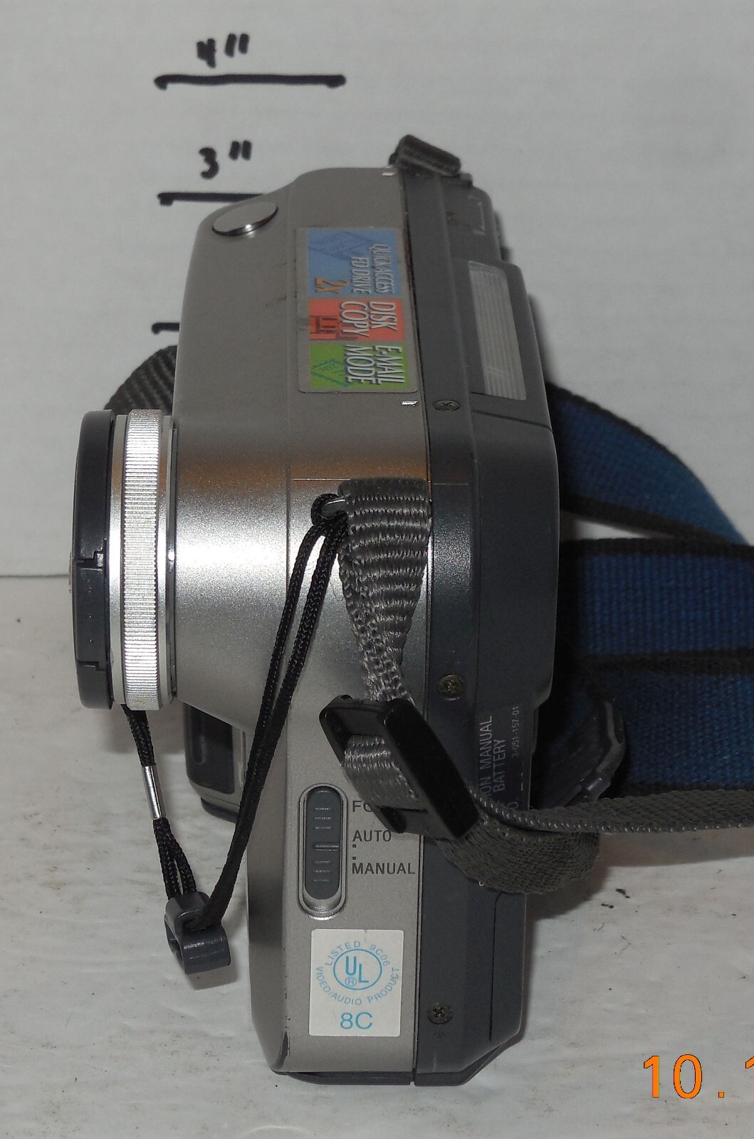 Sony Mavica MVC-FD71 0.4MP Digital Camera – Metallic gray Tested Works