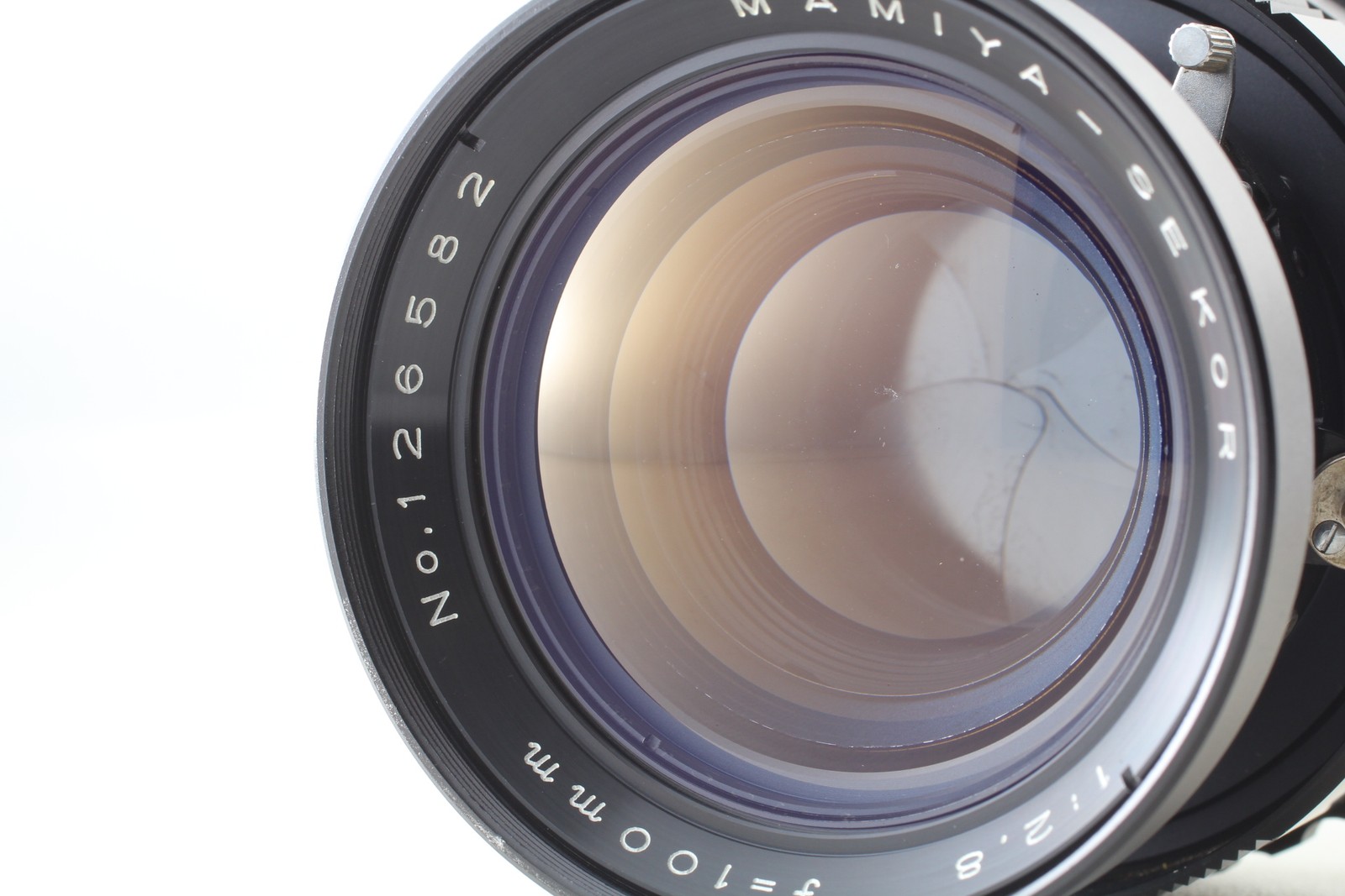 [Exc+5] Mamiya Sekor 100mm f/2.8 Blue Dot Lens For Universal Press Super23 JAPAN