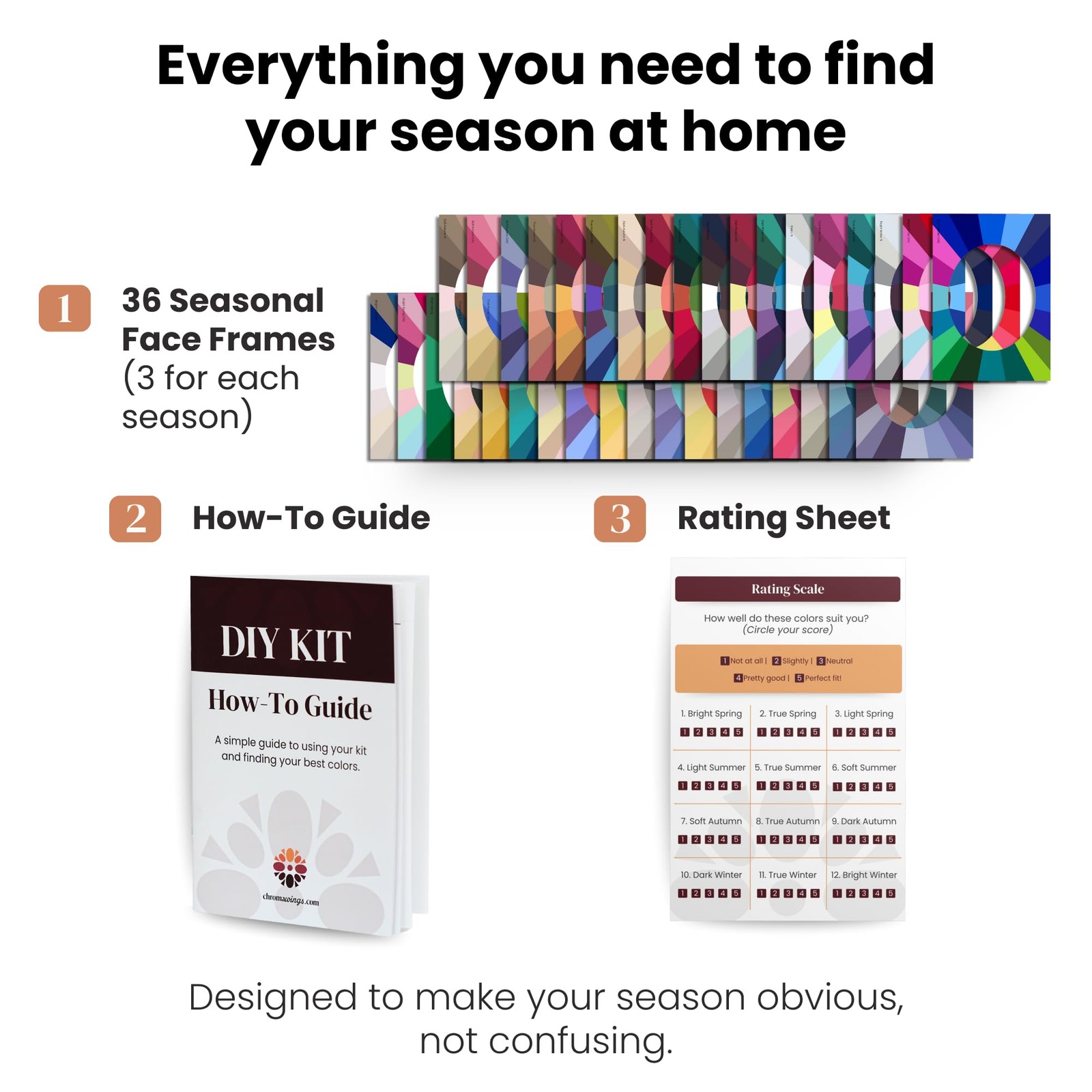 Color Analysis Draping Kit – Find Your Season at Home | DIY Multicolor