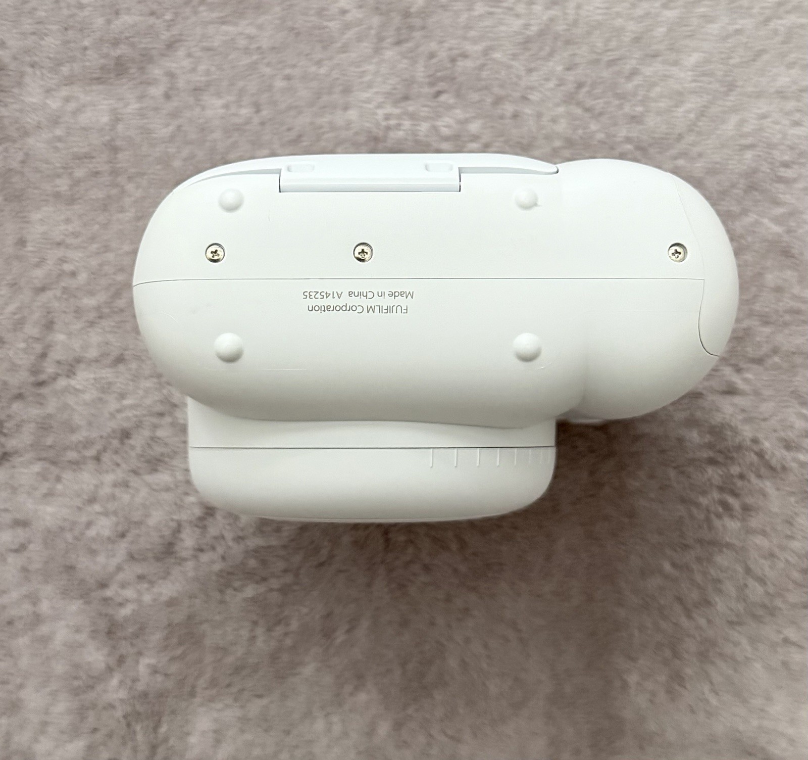 Fujifilm Instax Mini 12 Instant Film Camera Clay White & Case Pink
