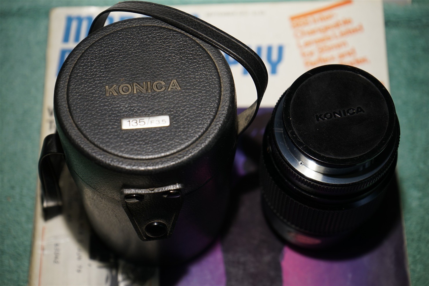 Konica Hexar 135mm F3.5 AR Mount with Case