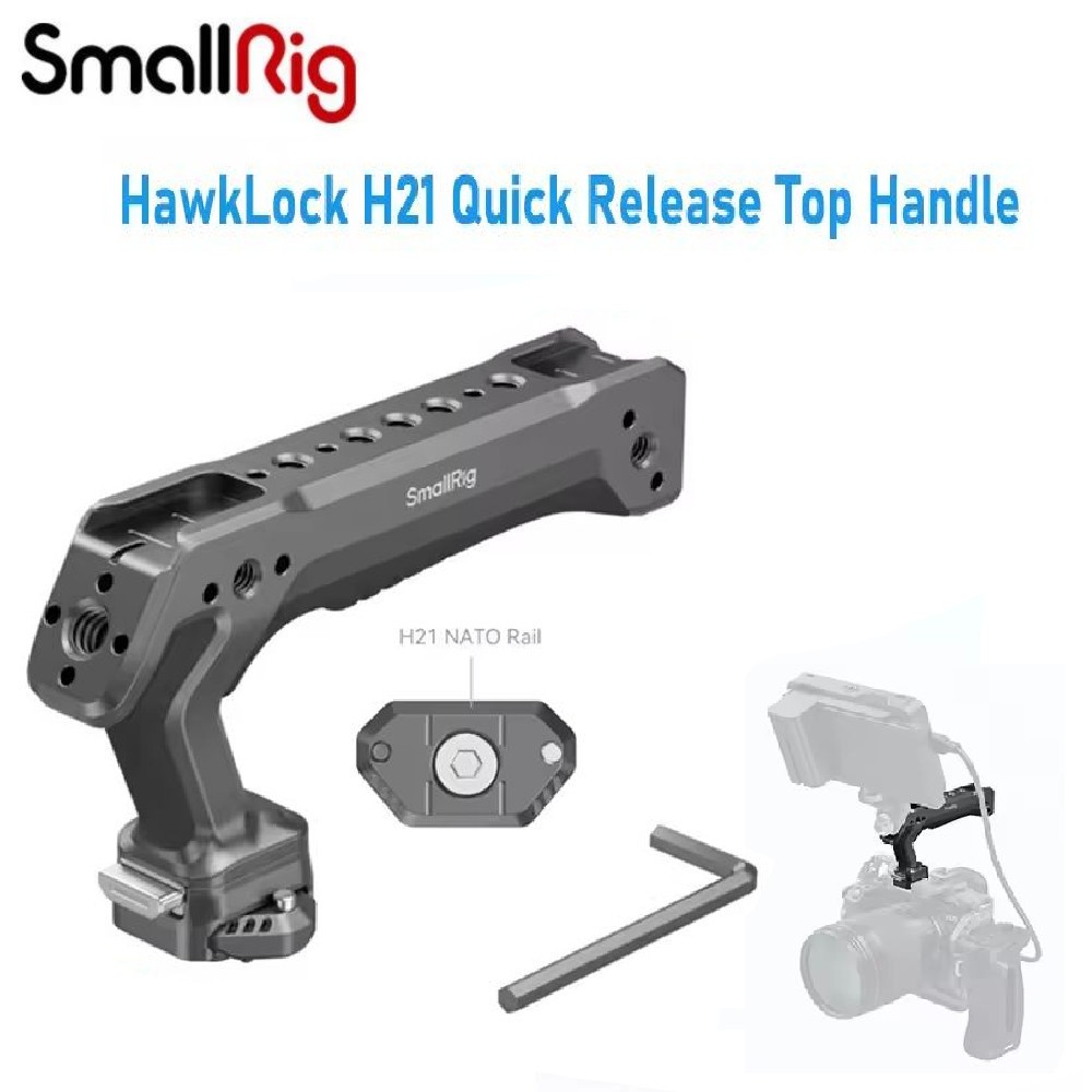 SmallRig Quick Release Top Handle for ARRI W/ 1/4″-20 Screw for DSLR Camera Cage