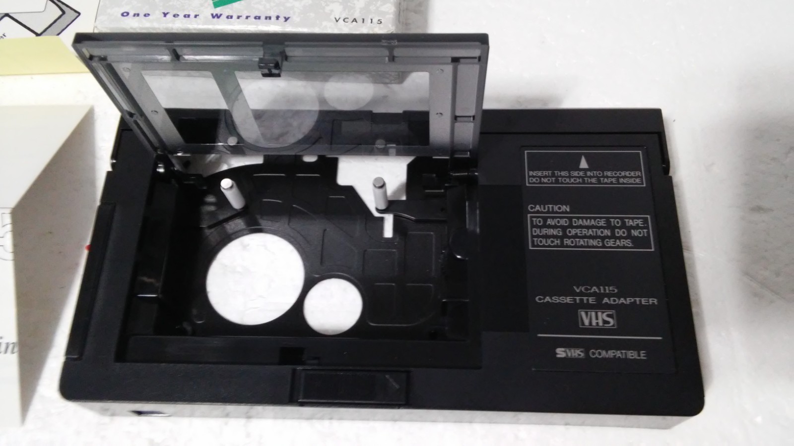 RCA VCA115 Universal VHS-C Cassette Adapter-VCR Vintage Camcorder
