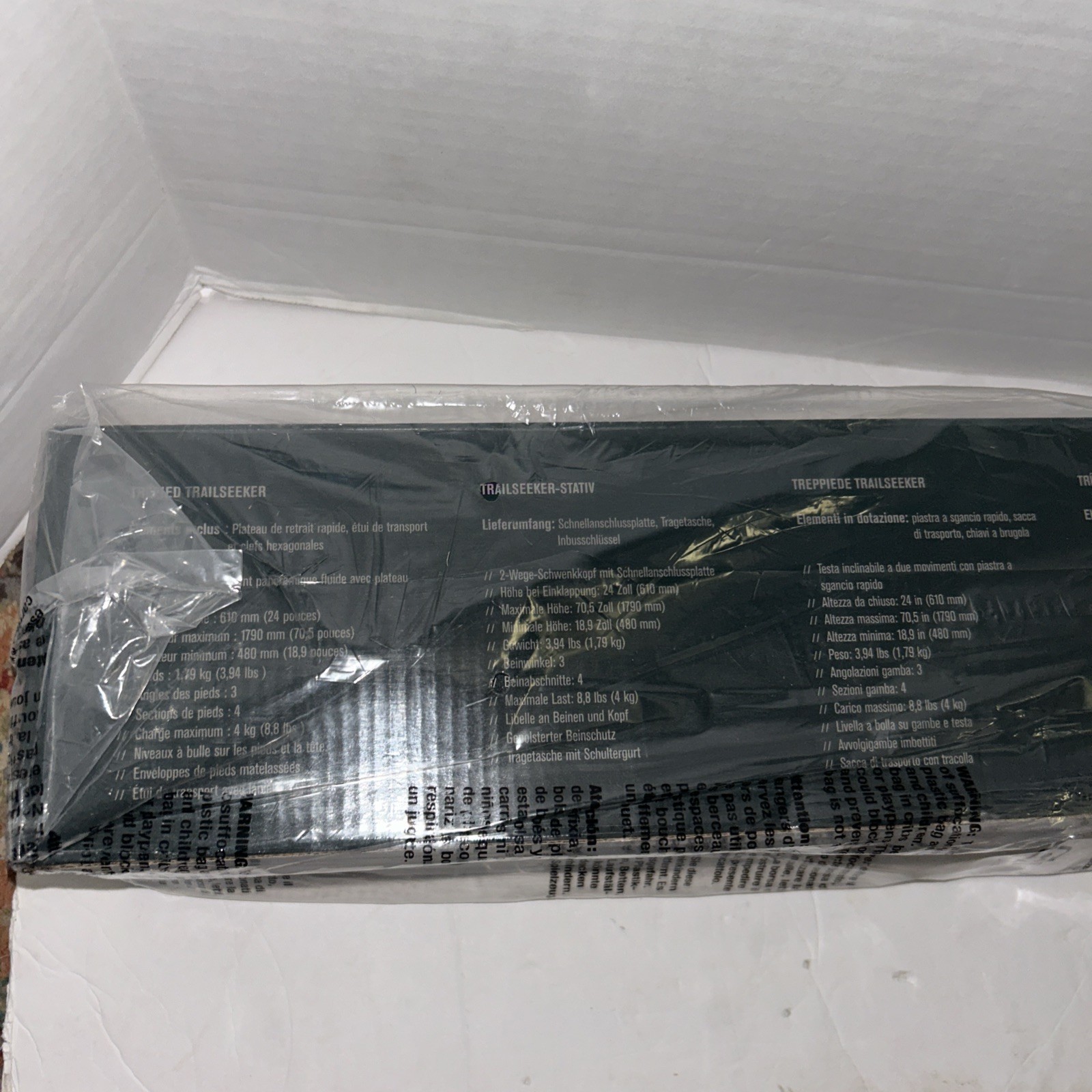Celestron Trailseeker Fluid Pan Tripod 82050 Sealed