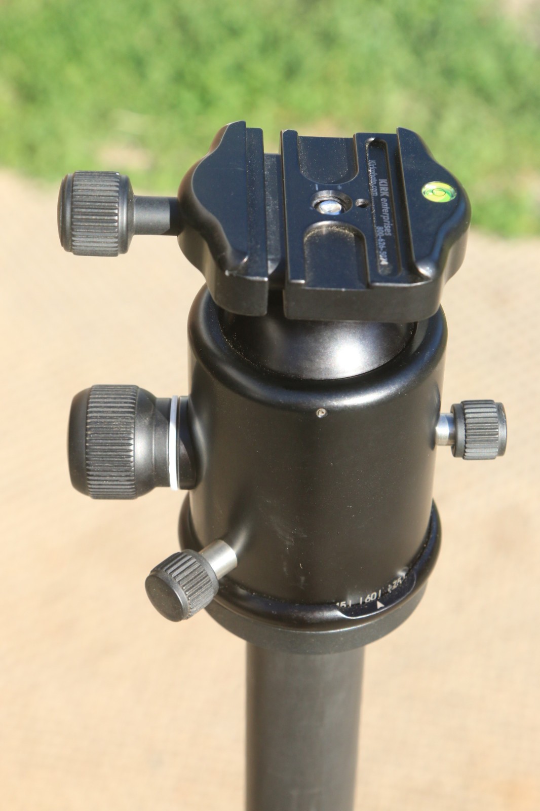 7′ Tall Induro CT-413 Tripod, Kirk BH-1 Ballhead, Wimberly Sidekick SK-100