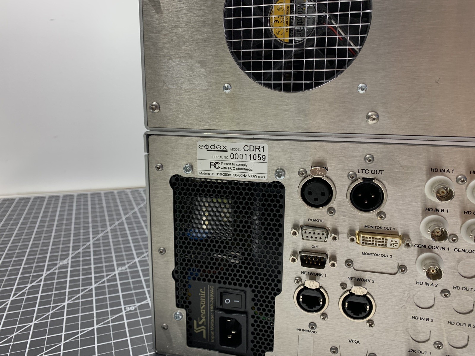 Codex CDR1 Rackmount Audio Recorder with CDB1 Disk Pack | #R614