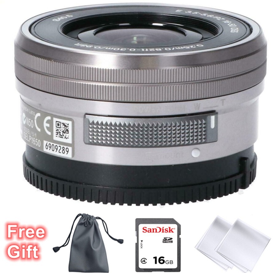 [Brand New Bulk] Sony E PZ 16-50mm f/3.5-5.6 OSS Power Zoom Lens Silver SELP1650