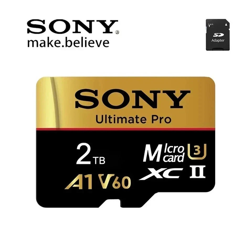 Brand New SONY High-Speed TF SD Card 2TB Memory Card