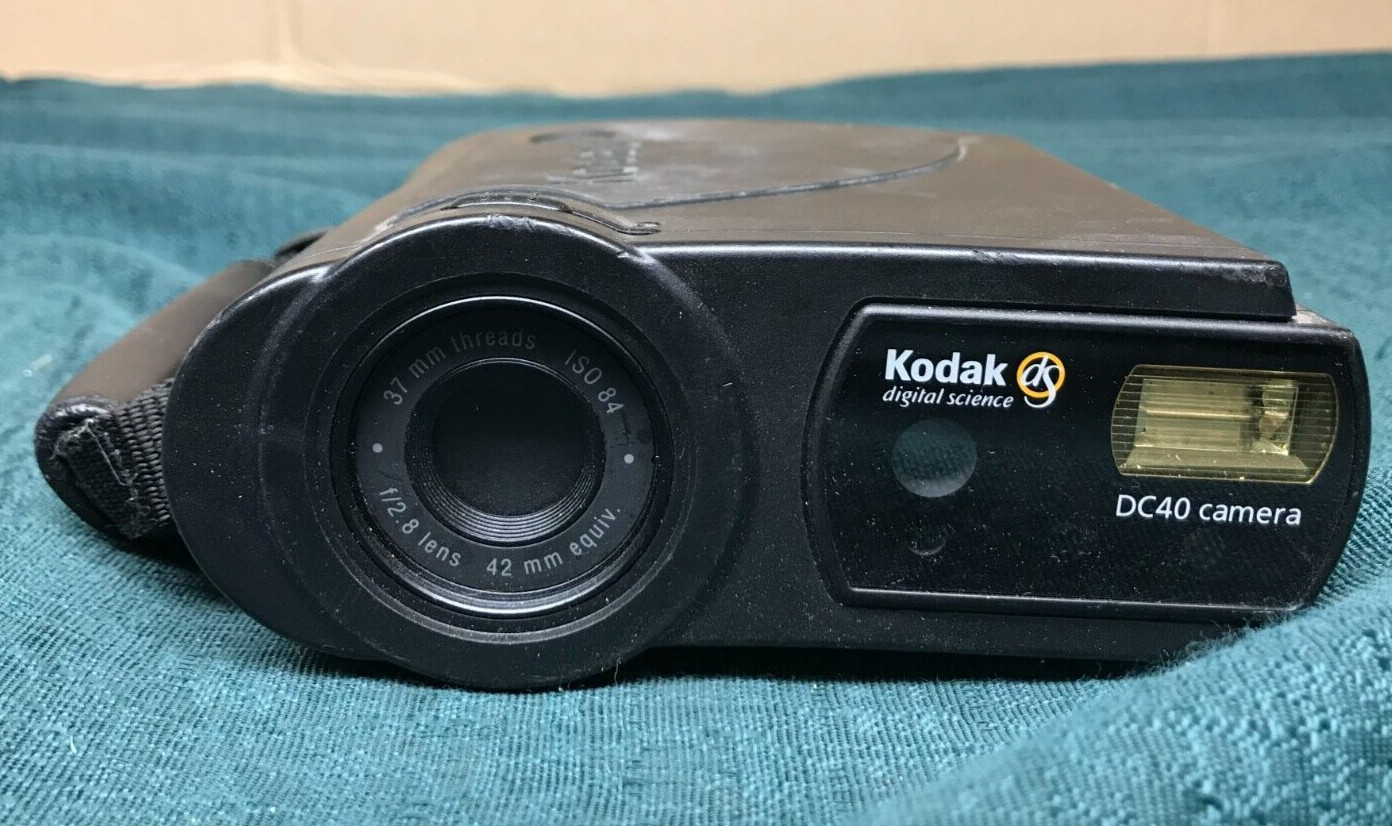 Vintage Kodak DC DC40 0.4MP Digital Camera – Black