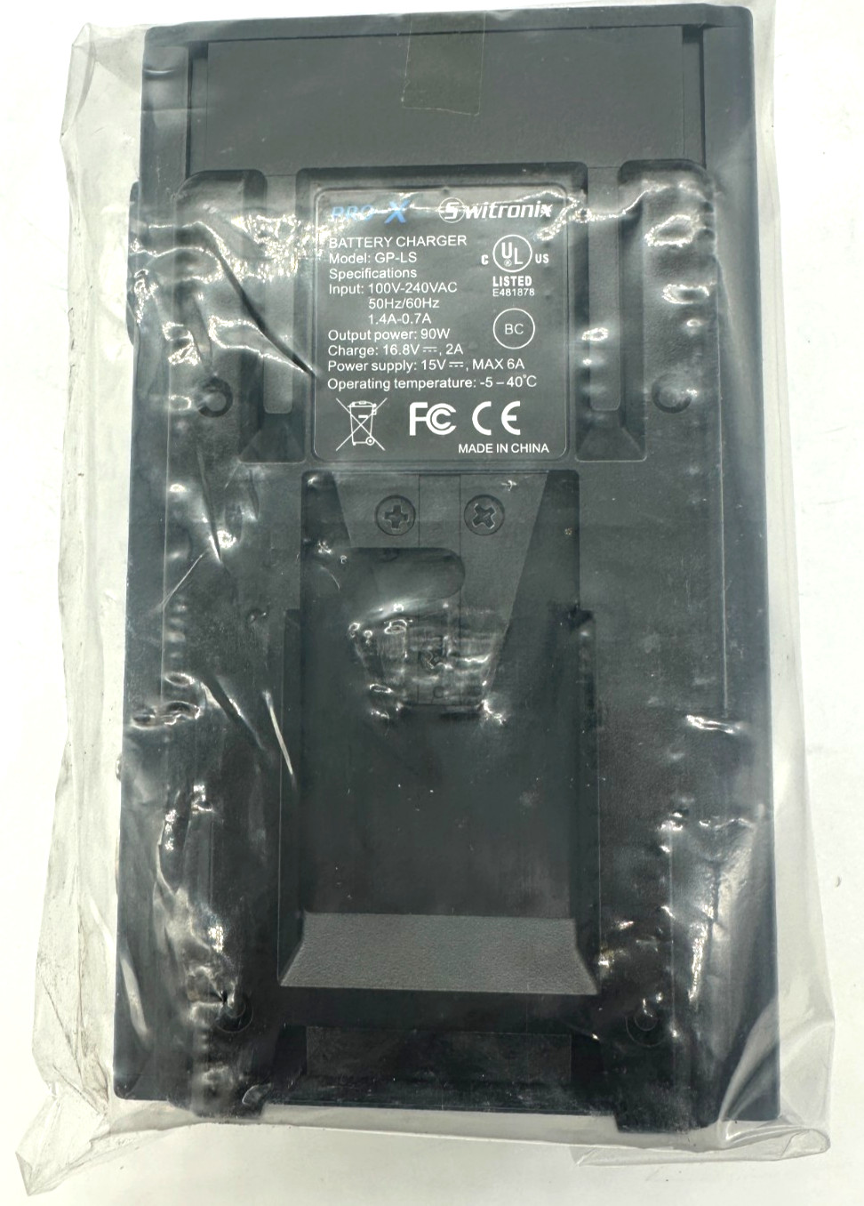 Switronix Core SWX GP-LS V-Mount Battery Charger 90W AC Power Supply XLR – NEW