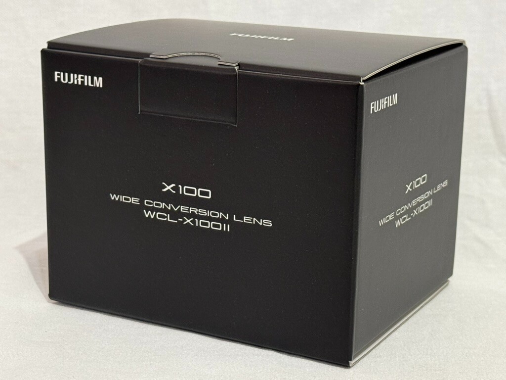 FUJIFILM WCL-X100B II Wide Conversion Lens Black New in Box from Japan