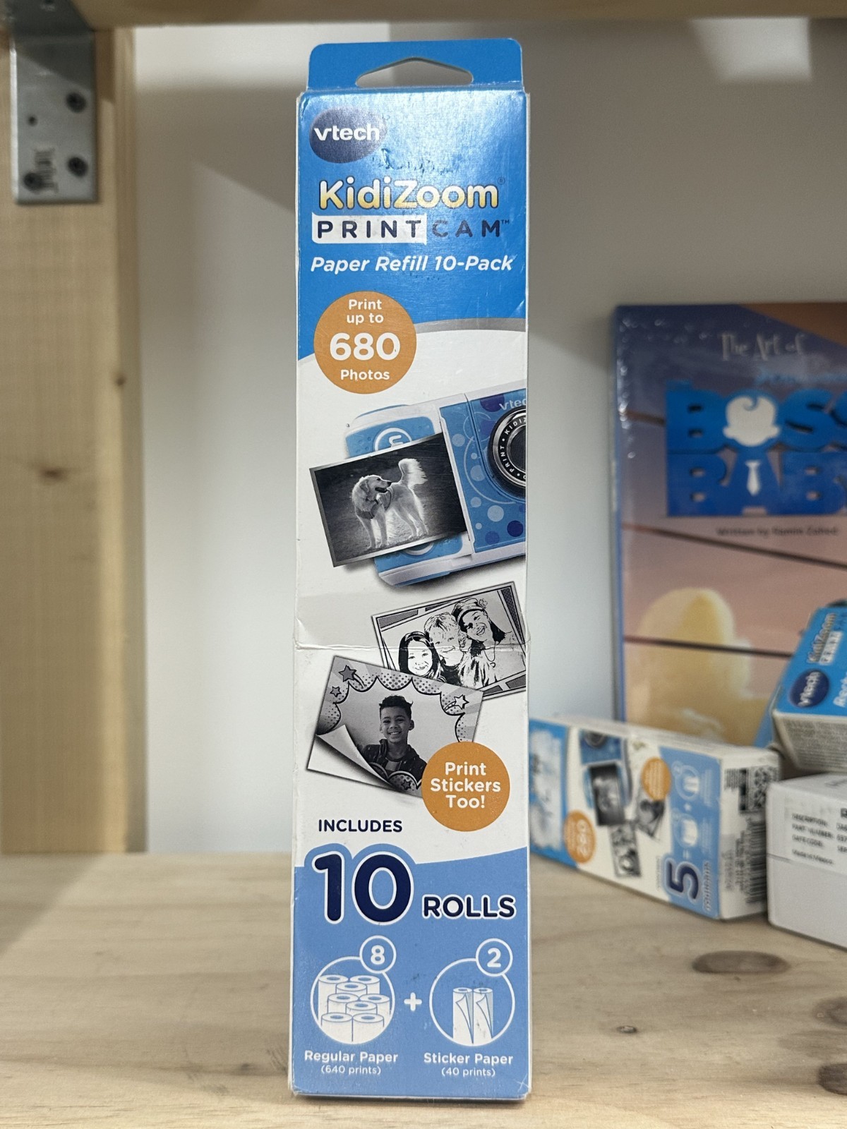 VTech KidiZoom PrintCam Paper Refill (1 pack includes 10 rolls) DAMAGED PACKAGE
