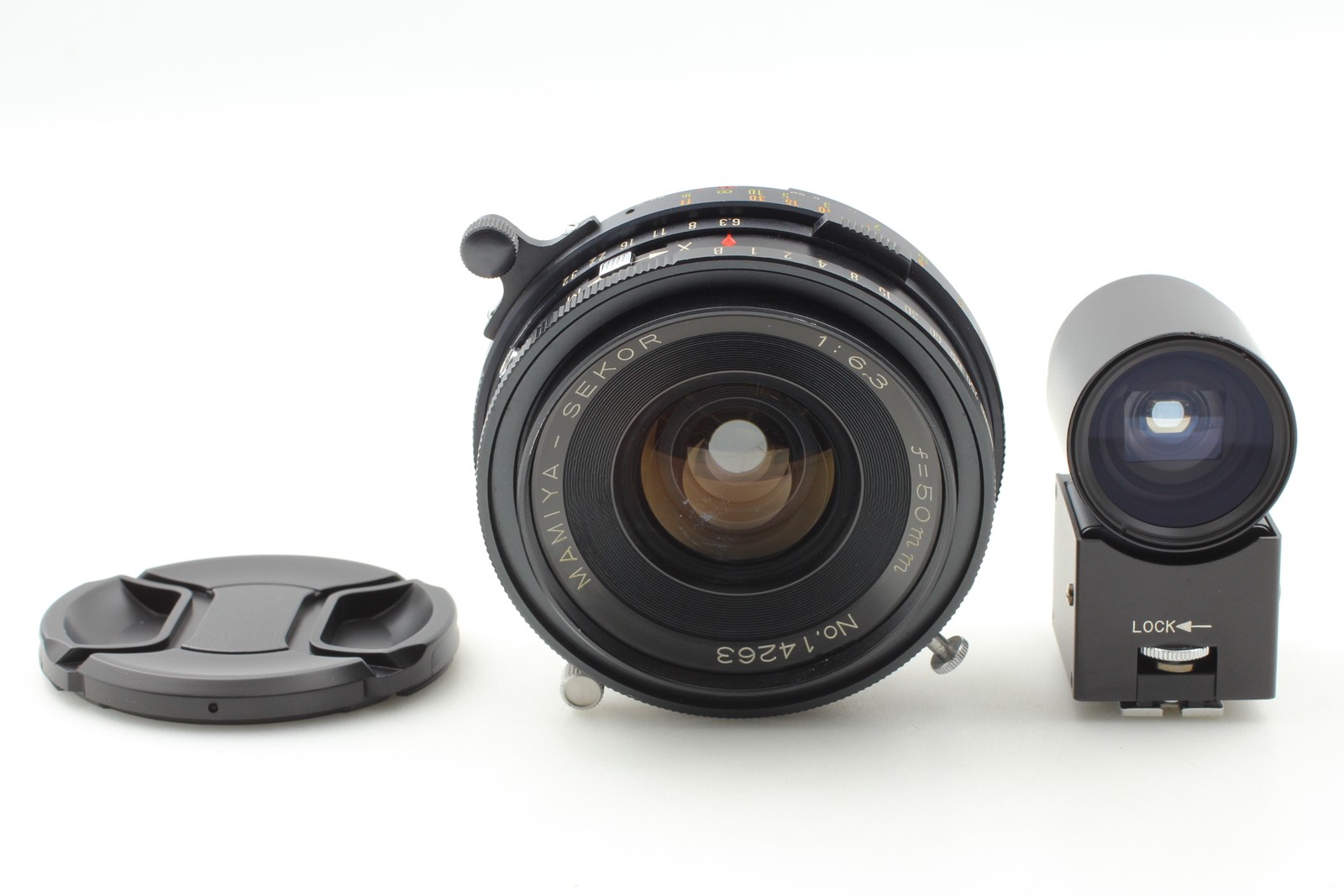 ⏯️[ Near MINT w/ Finder ] Mamiya Sekor 50mm f/6.3 For Universal Press From JAPAN