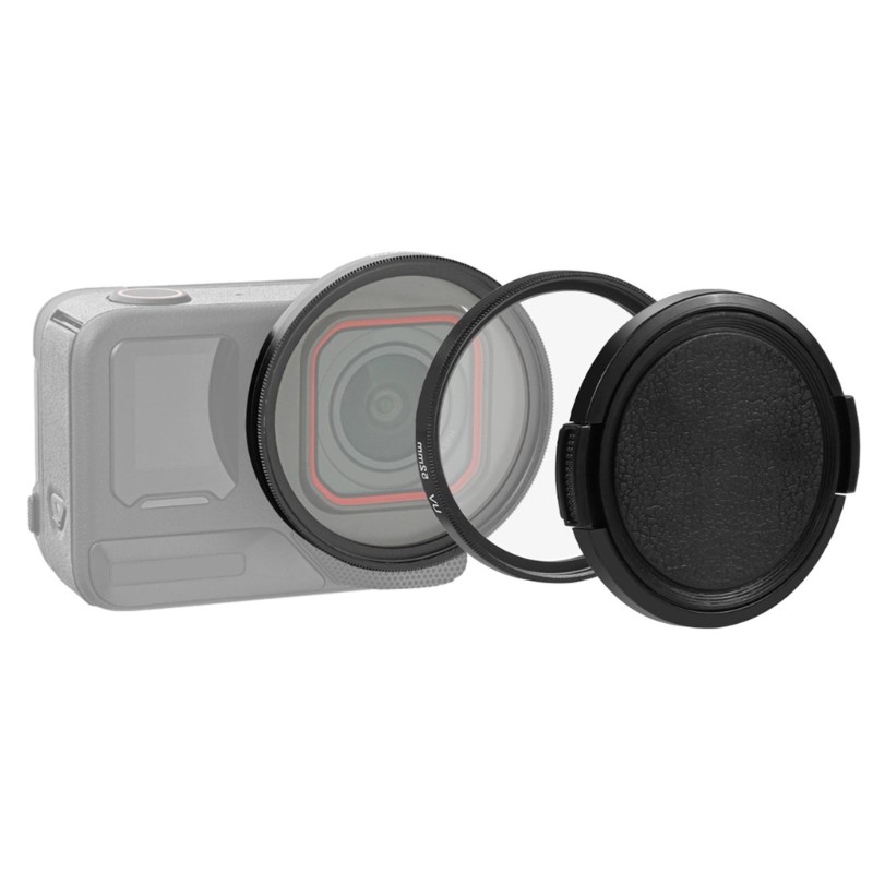 Aluminum Adapter For Action Camera Lens Cover And 52mm Filter Compatibility