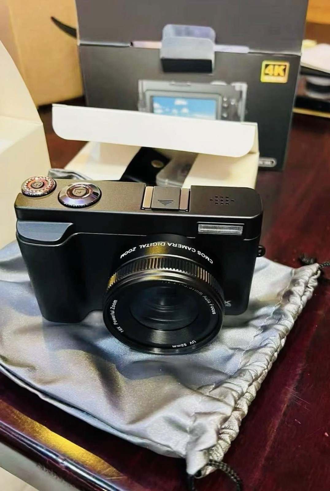 4K Digital Camera for Photography Autofocus Upgraded 64MP Built In WiFi New