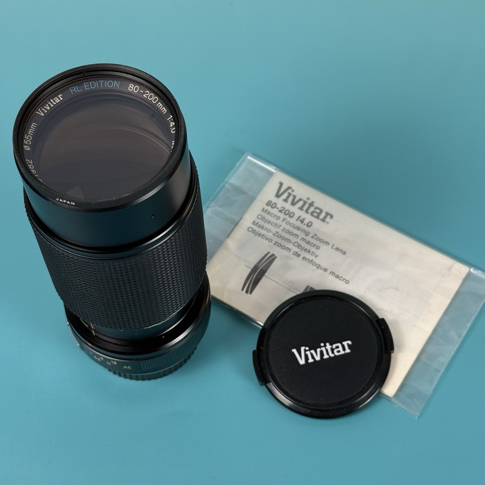 Vivitar 80–200mm f/4.0 MC Macro Focusing Zoom Lens Konica/ AR Mount Plus Other