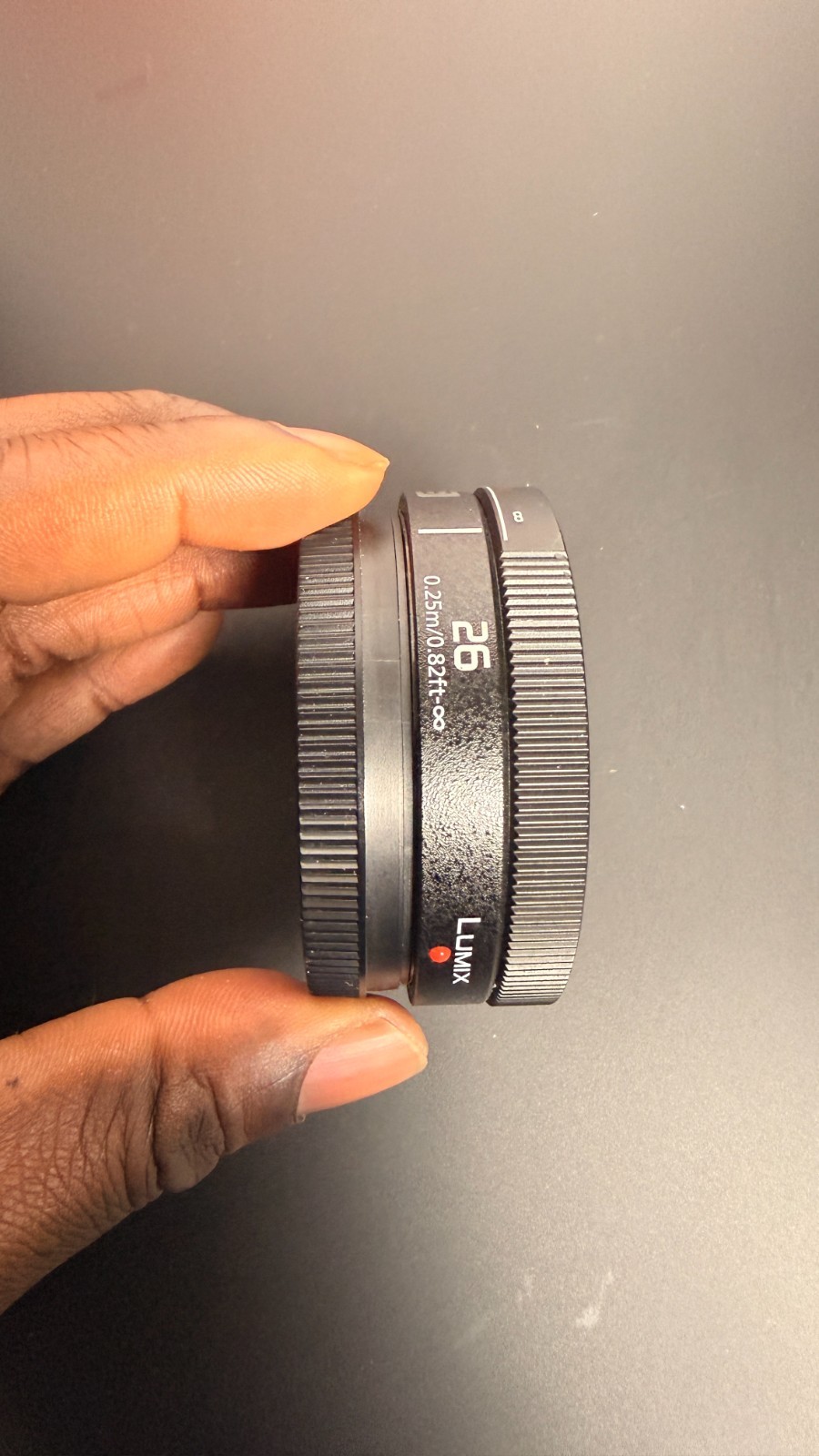 Panasonic Lumix 26mm F8 L-Mount Lens S-R26 LN Condition