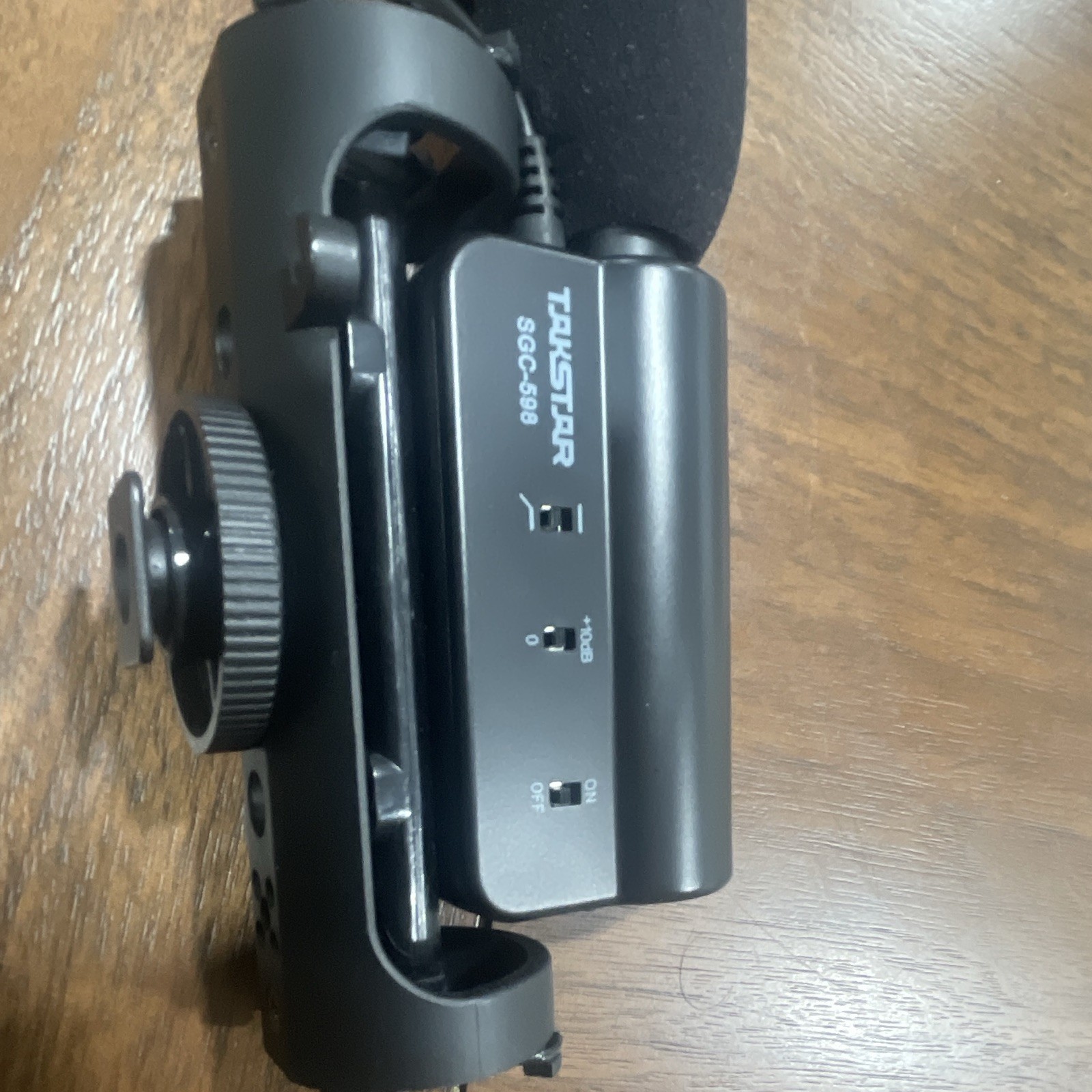 Takstar SGC-598 Shotgun On-Camera Mic 3.5mm TRS Hot/Cold Shoe Black