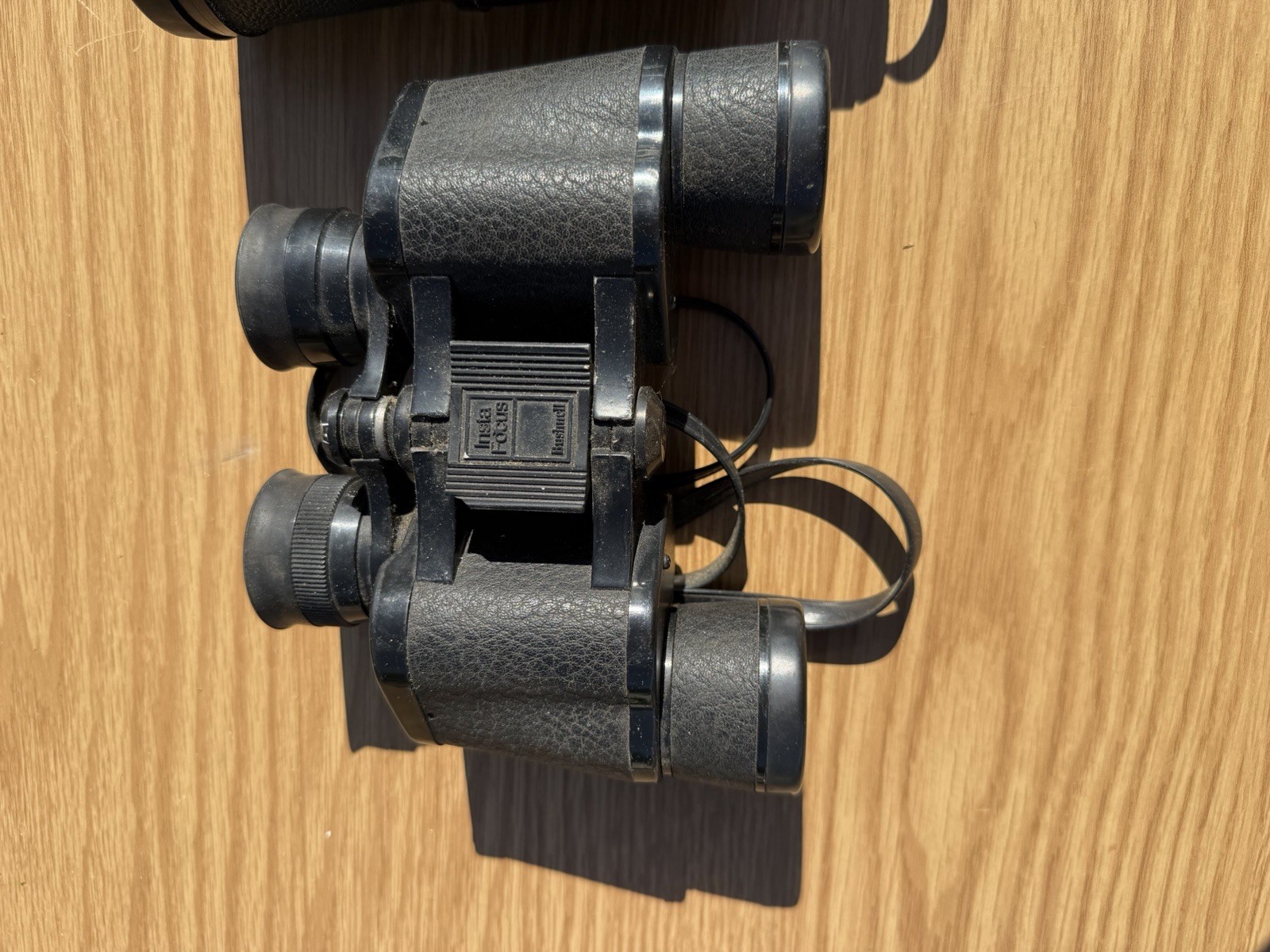 2 Binoculars Bushnell 7×35 Ensign Wide Angle & Bushnell 10×50 Insta-Focus W/Case