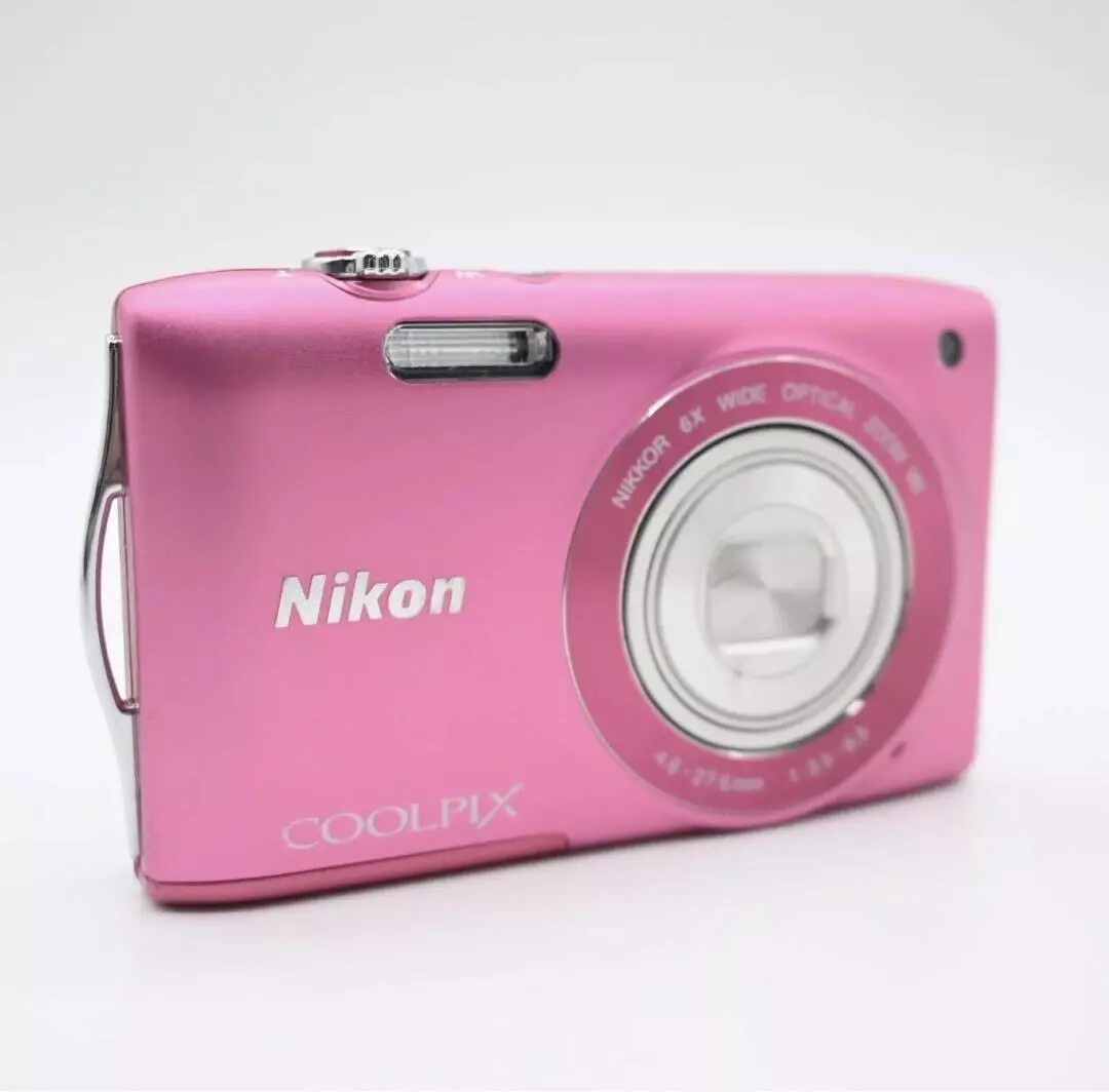 Nikon COOLPIX S3300 Digital Camera 6x Optical Zoom 16.0 MP Built-in Flash