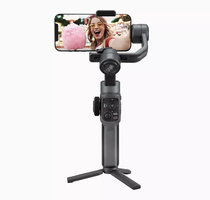 Zhiyun Smooth 5 Smartphone Gimbal Stabilizer for iPhone 14 Pro Max Plus 3-Axis