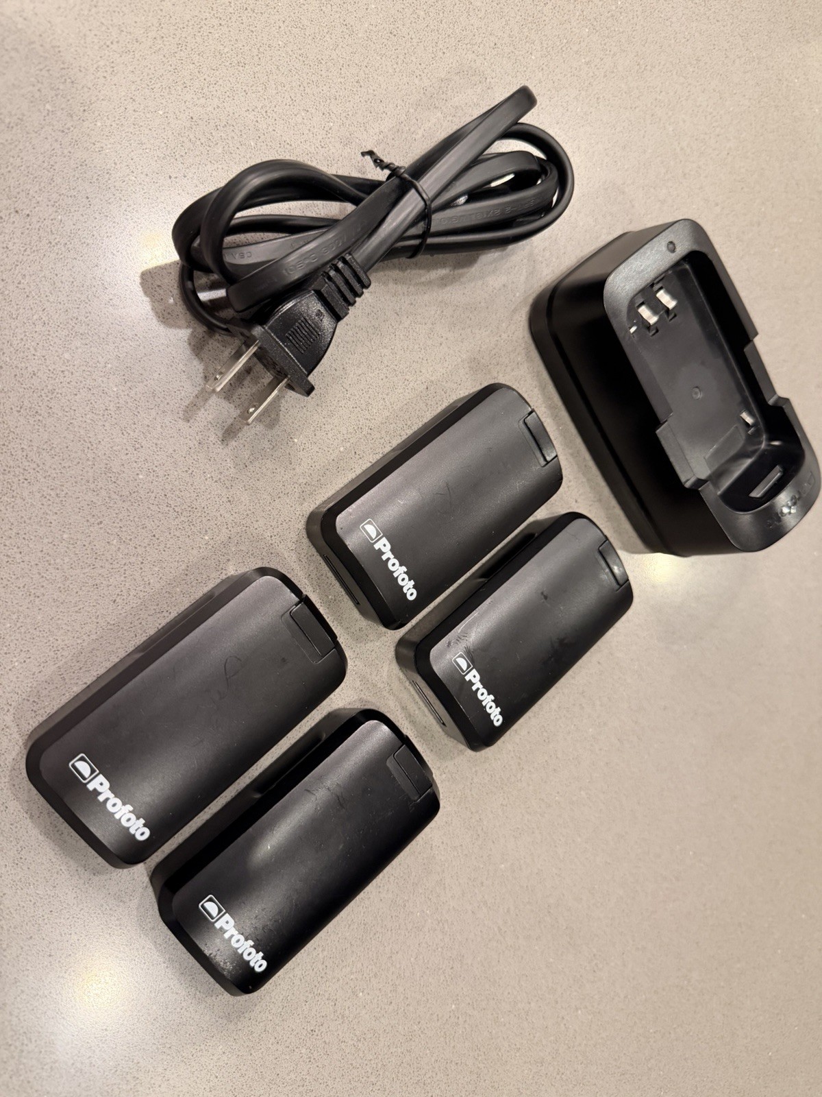 4 Profoto Li-Ion Battery for A1, A1X, And A10 (100498) + Charger