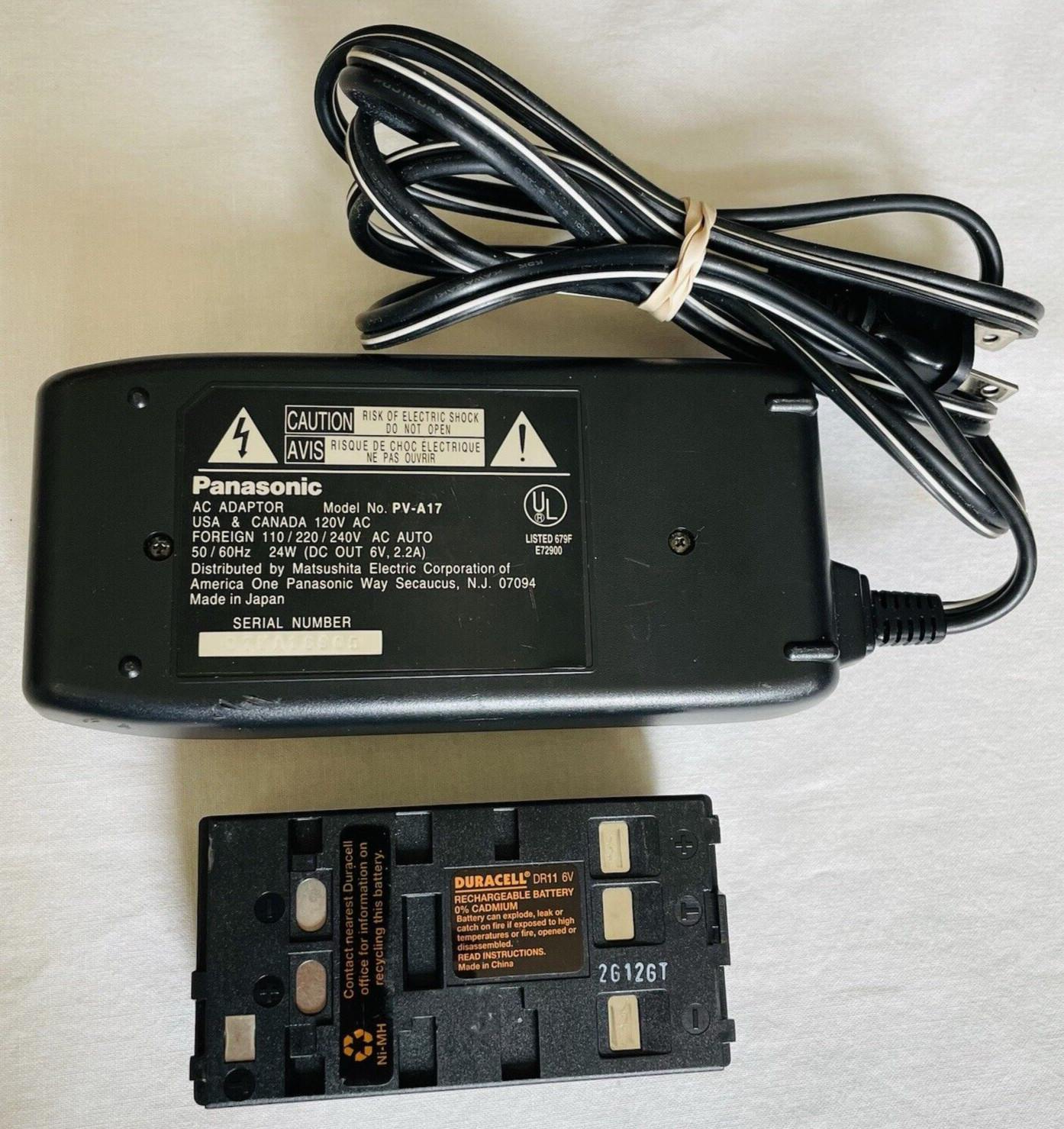 Panasonic Palmcorder PV-L671D 300x Digital 26x Zoom Camcorder PARTS/REPAIR