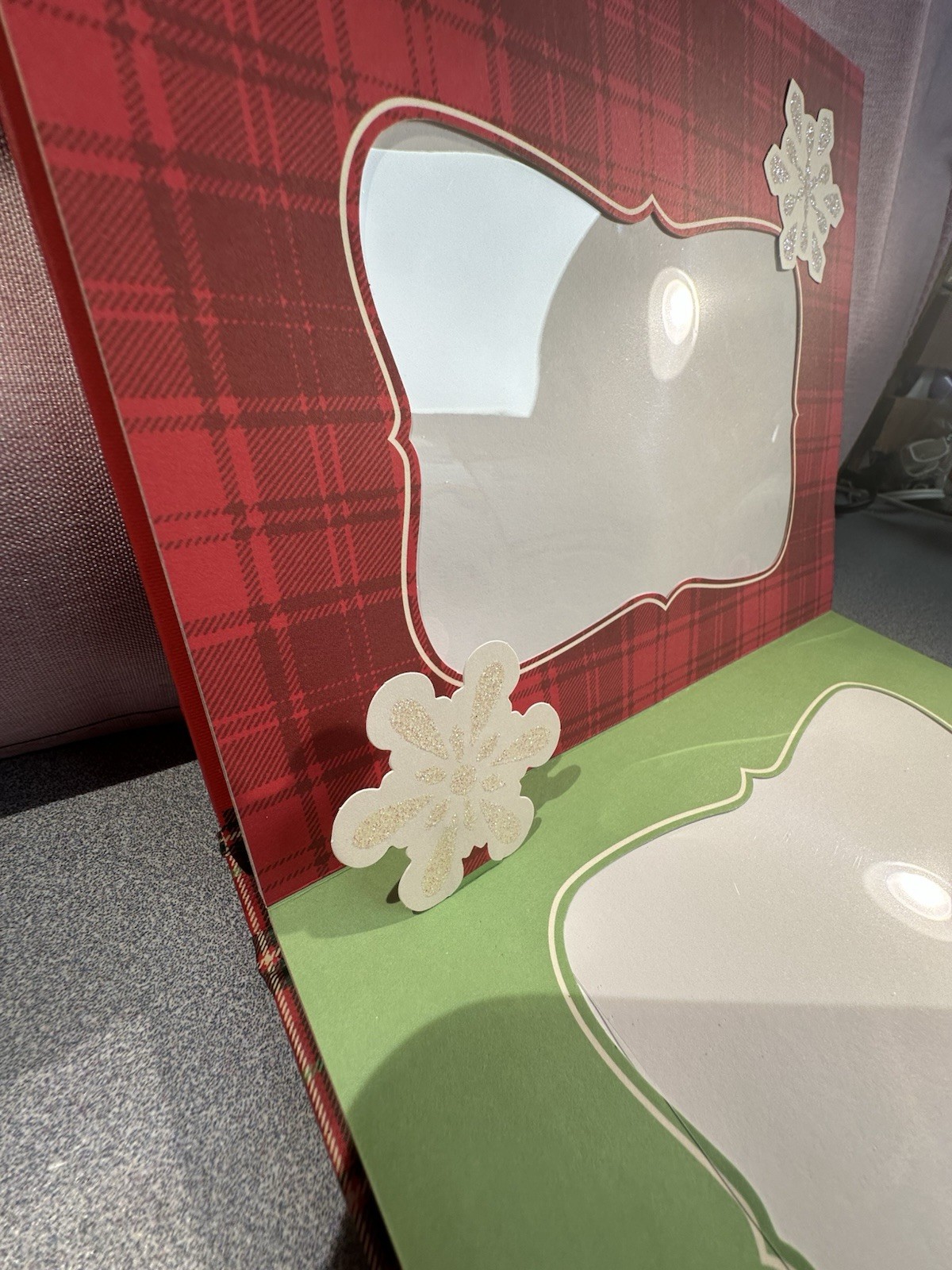 Hallmark Recordable Photo Album New Holds 10 4×6 Photos Winter /Christmas Works