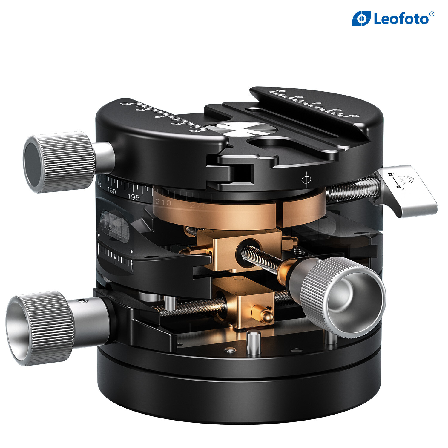 Leofoto G20 3D Geared Head with QR Plate Tripod Head for Camera