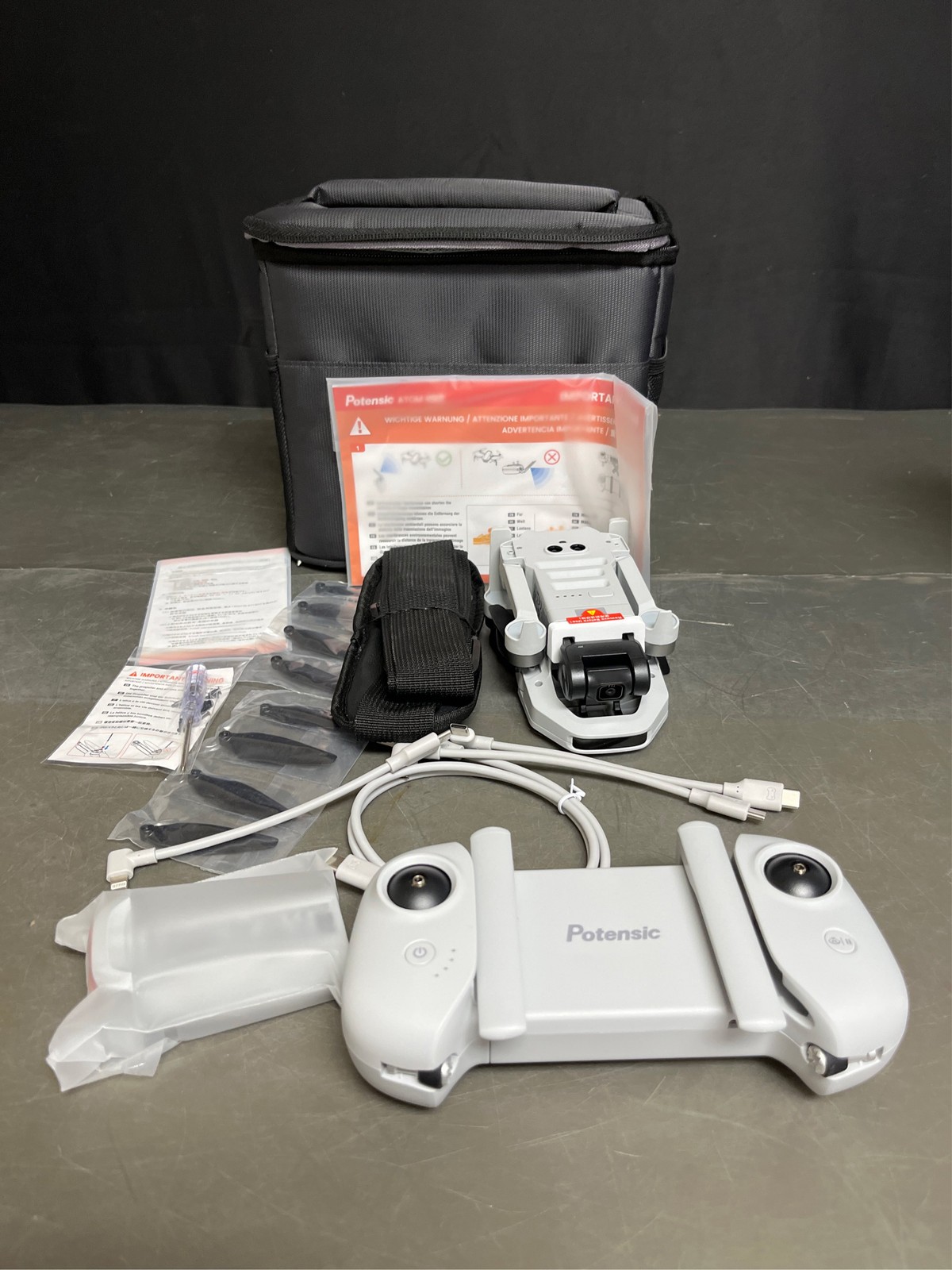 Potensic ATOM SE GPS Drone with 4K EIS Camera, Under 249g, 62 Mins Flight, 4KM F
