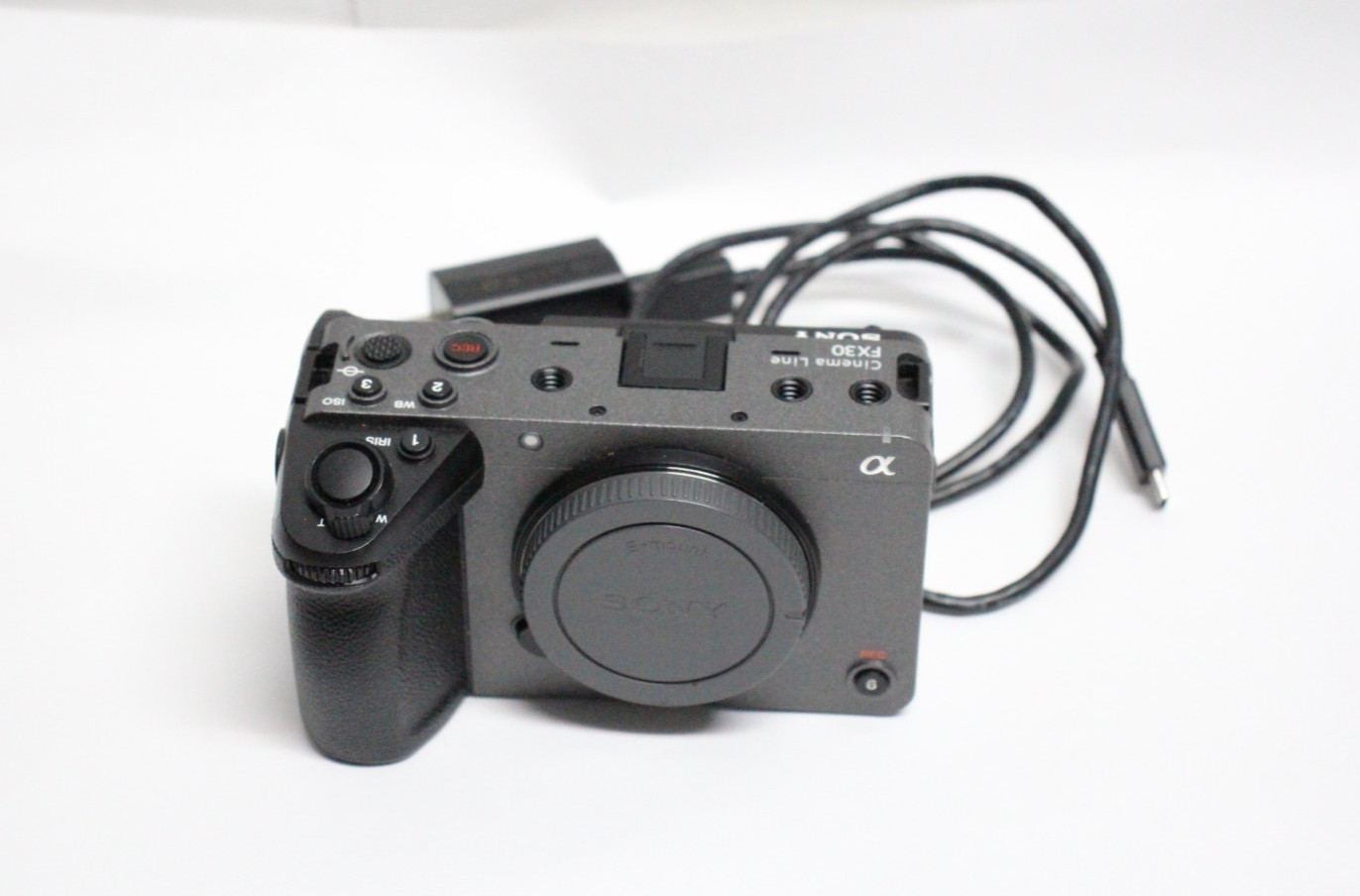 Sony camera FX30 Digital Cinema with Sony Tough 160GB CFexpress Type A card