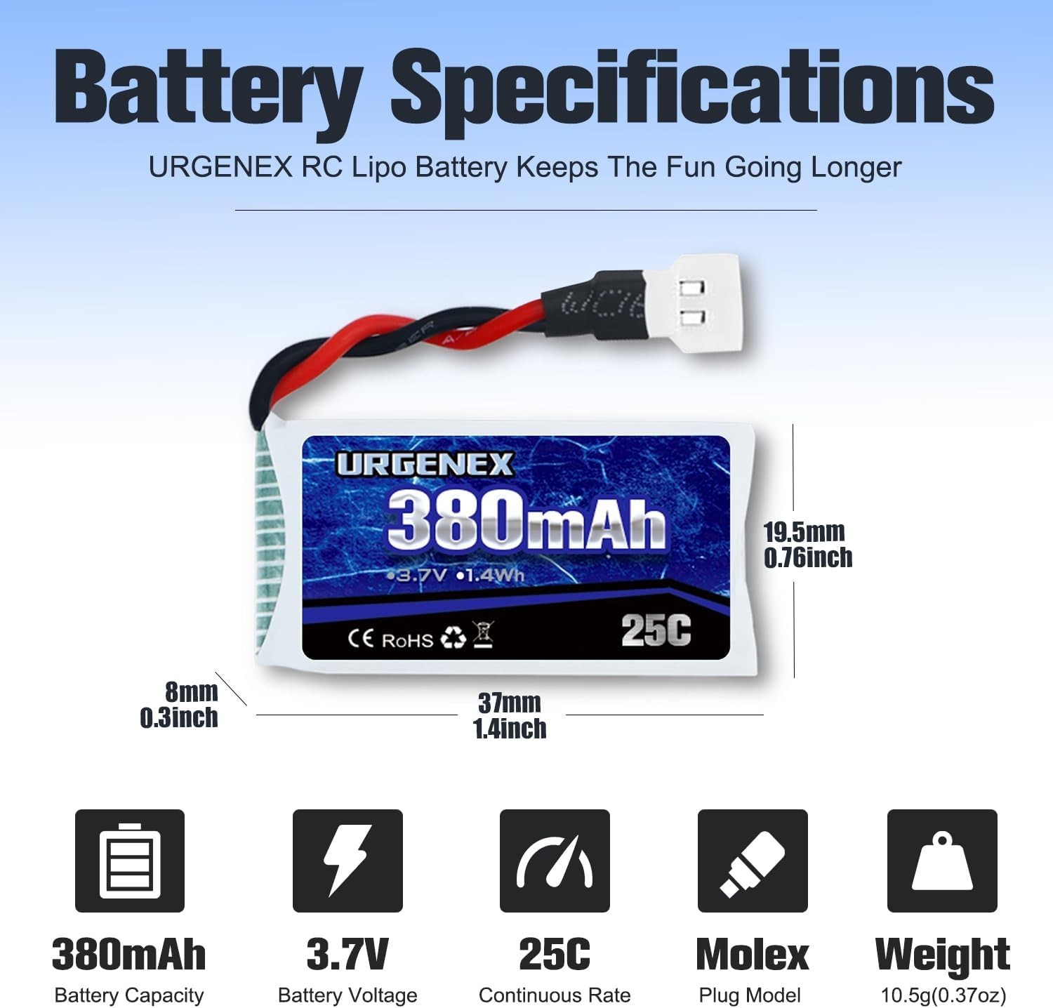 5PCS 3.7V Lipo Batteries with 5in1 Charger – Enhance Drone Performance & Safety